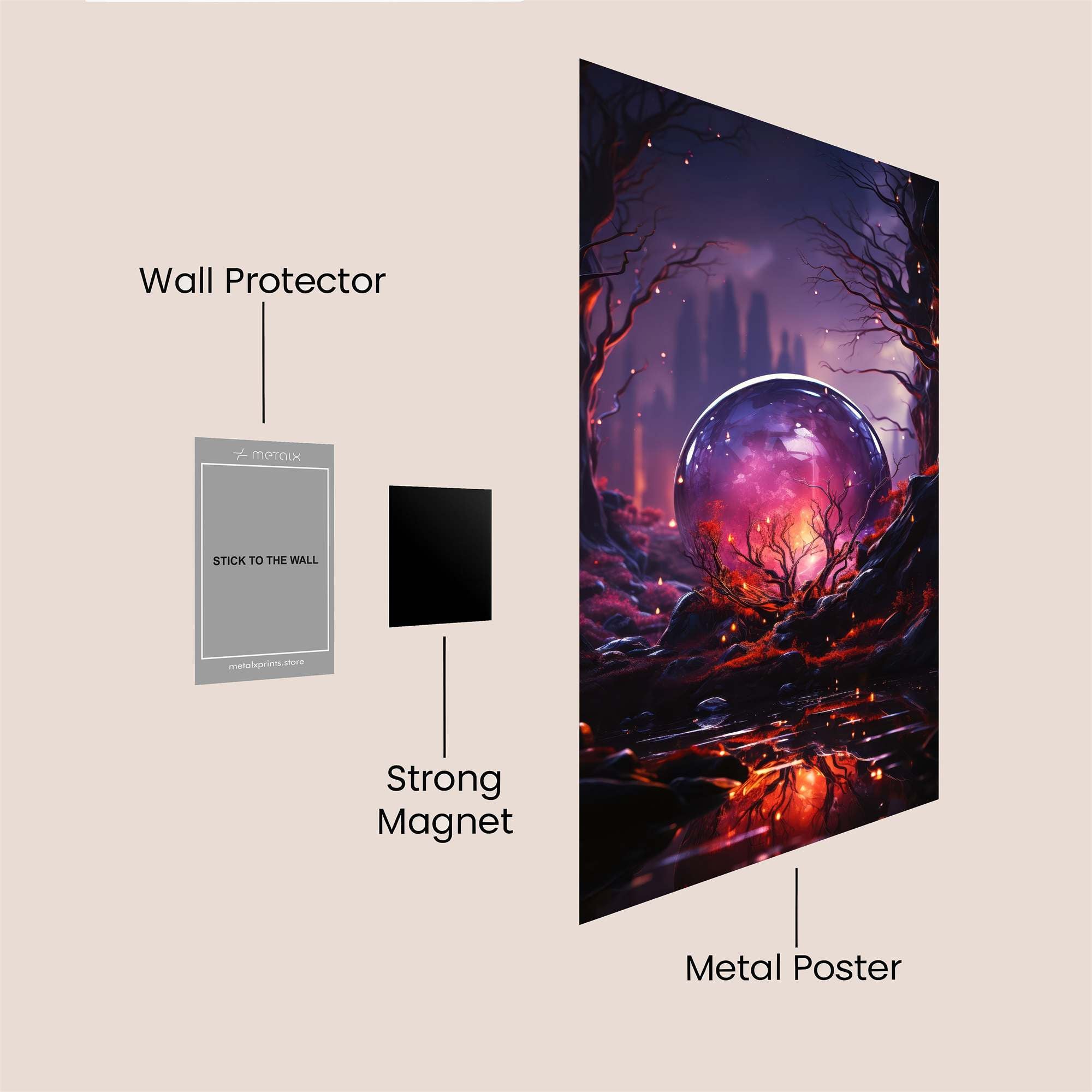 Panther Lumina Safe Wall Magnetic / M
