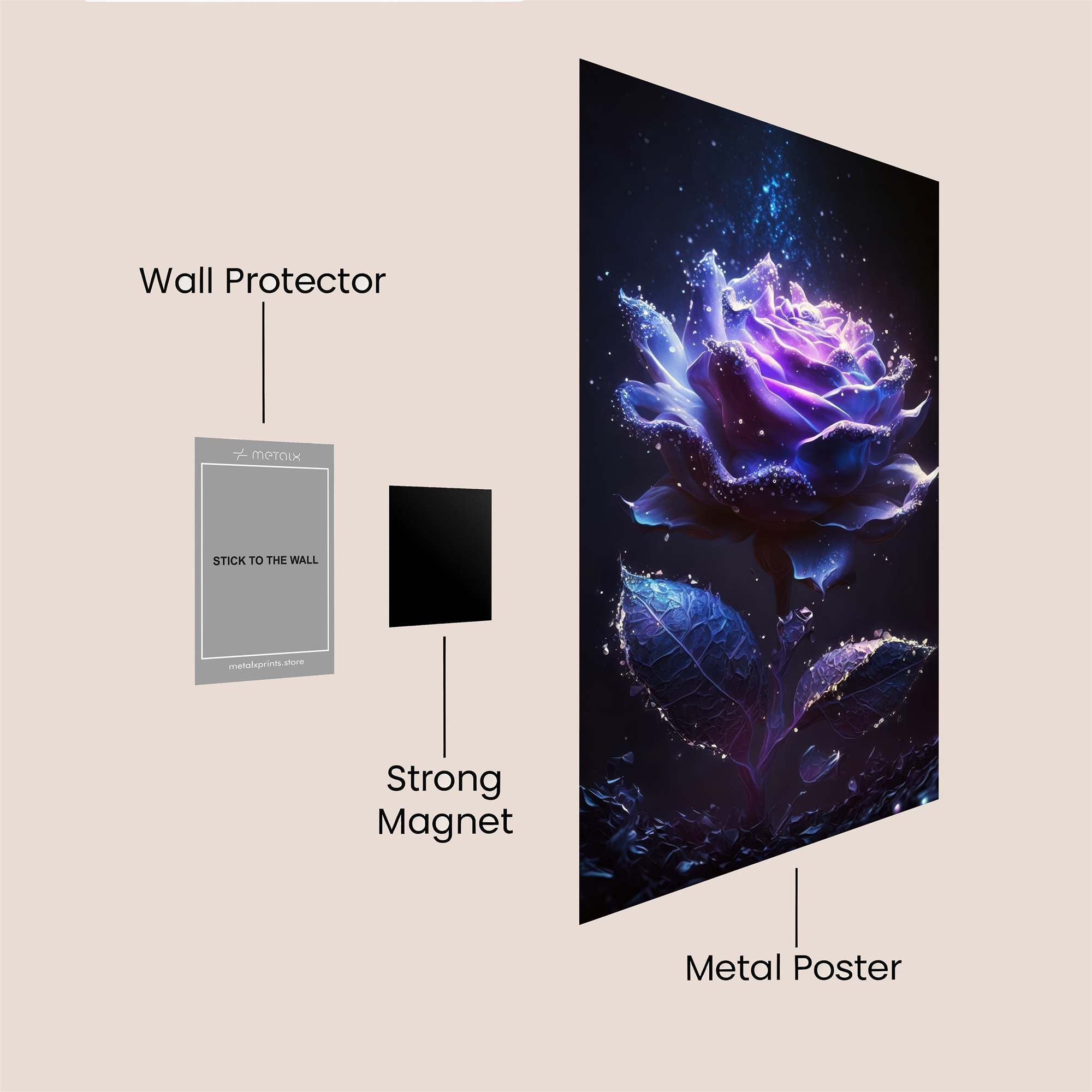 Lotus Harmony Safe Wall Magnetic / M