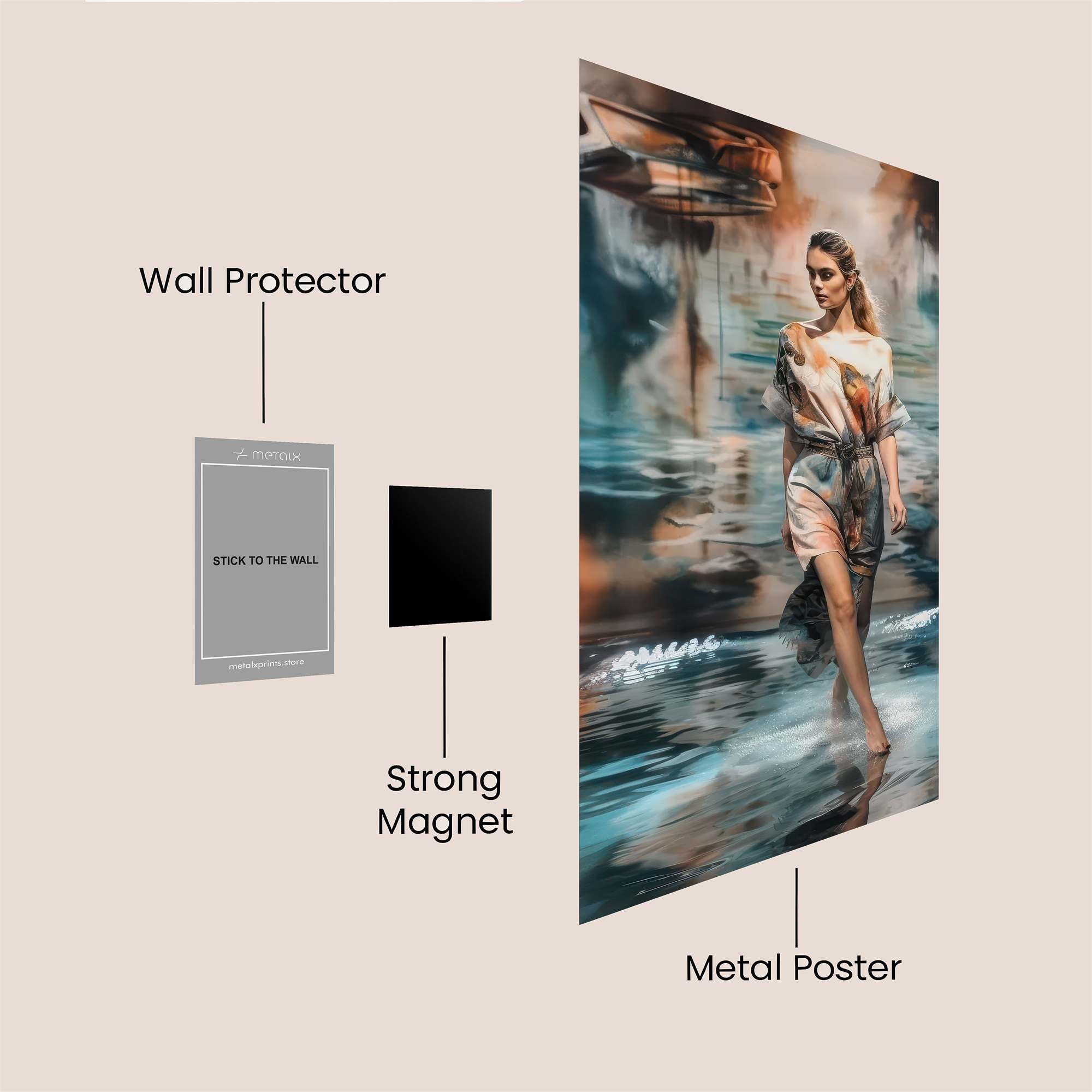 Cosmic Serenity Safe Wall Magnetic / M