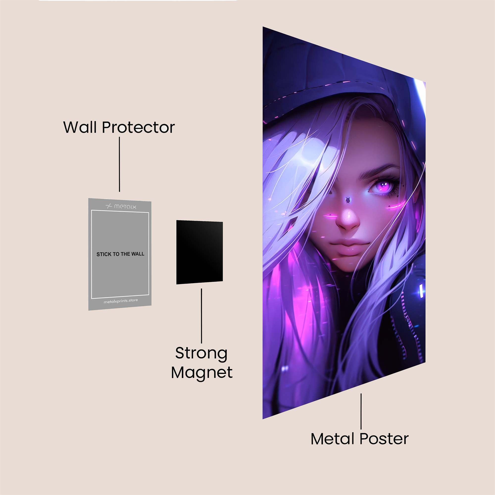 Phoenix Rebirth Safe Wall Magnetic / M