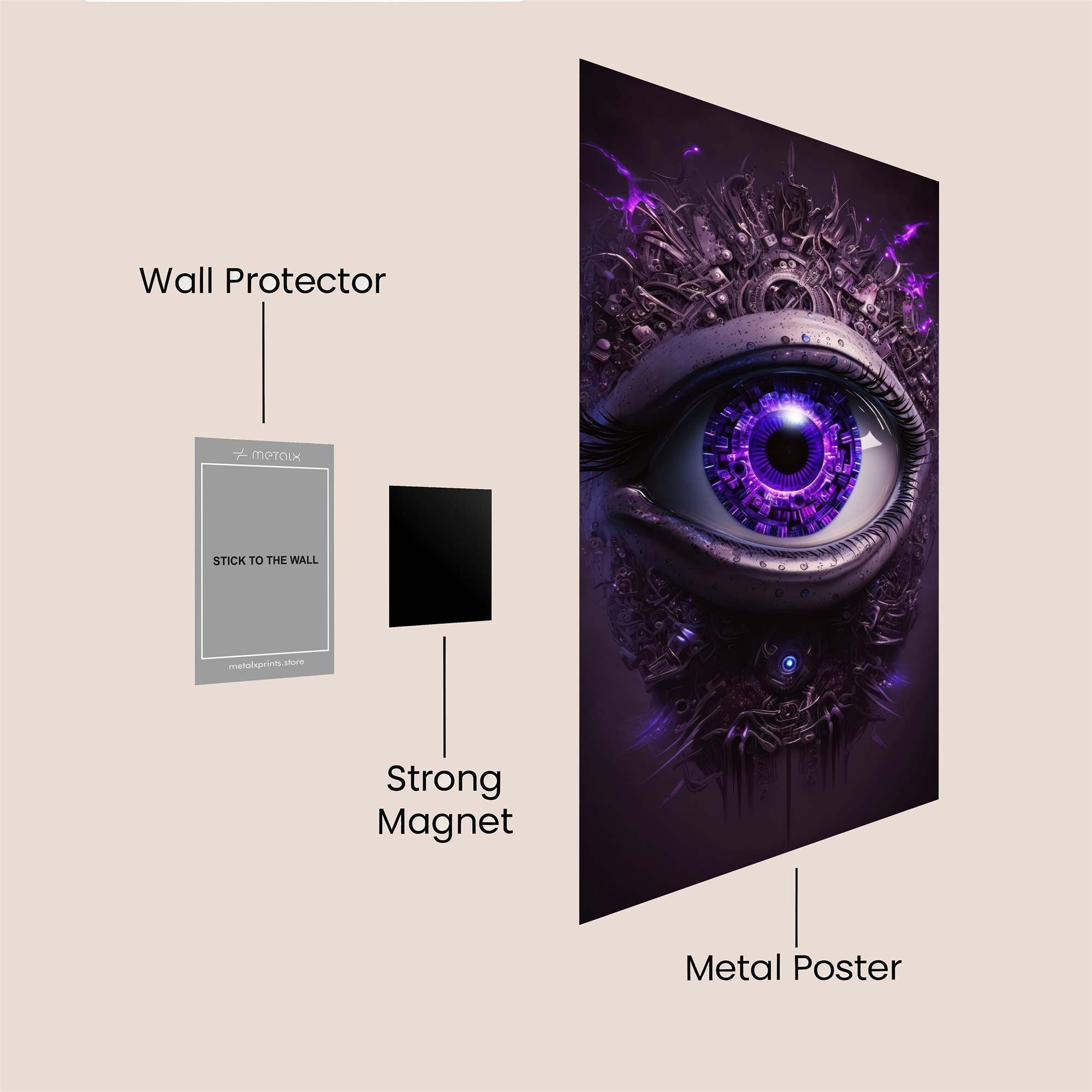 Cosmic Wonder Safe Wall Magnetic / M