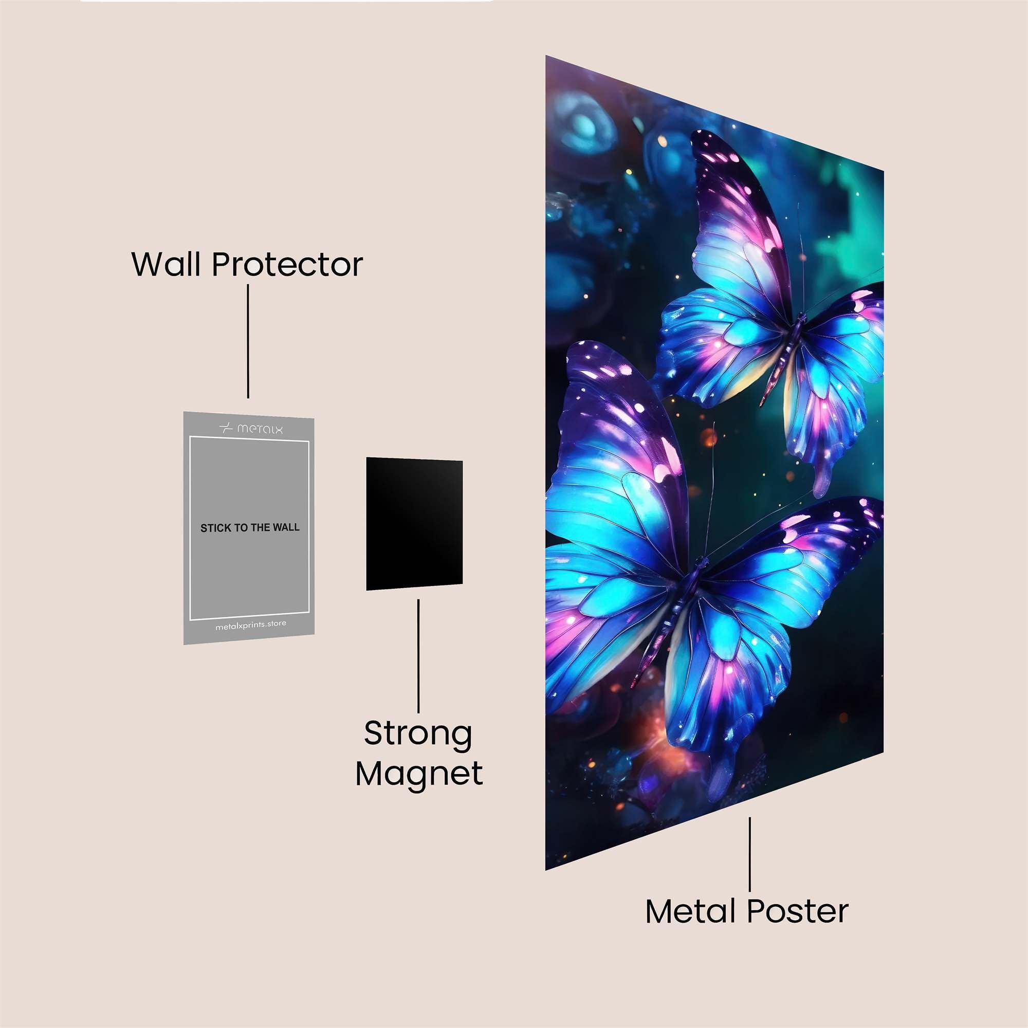 Galactic Gaze Safe Wall Magnetic / M