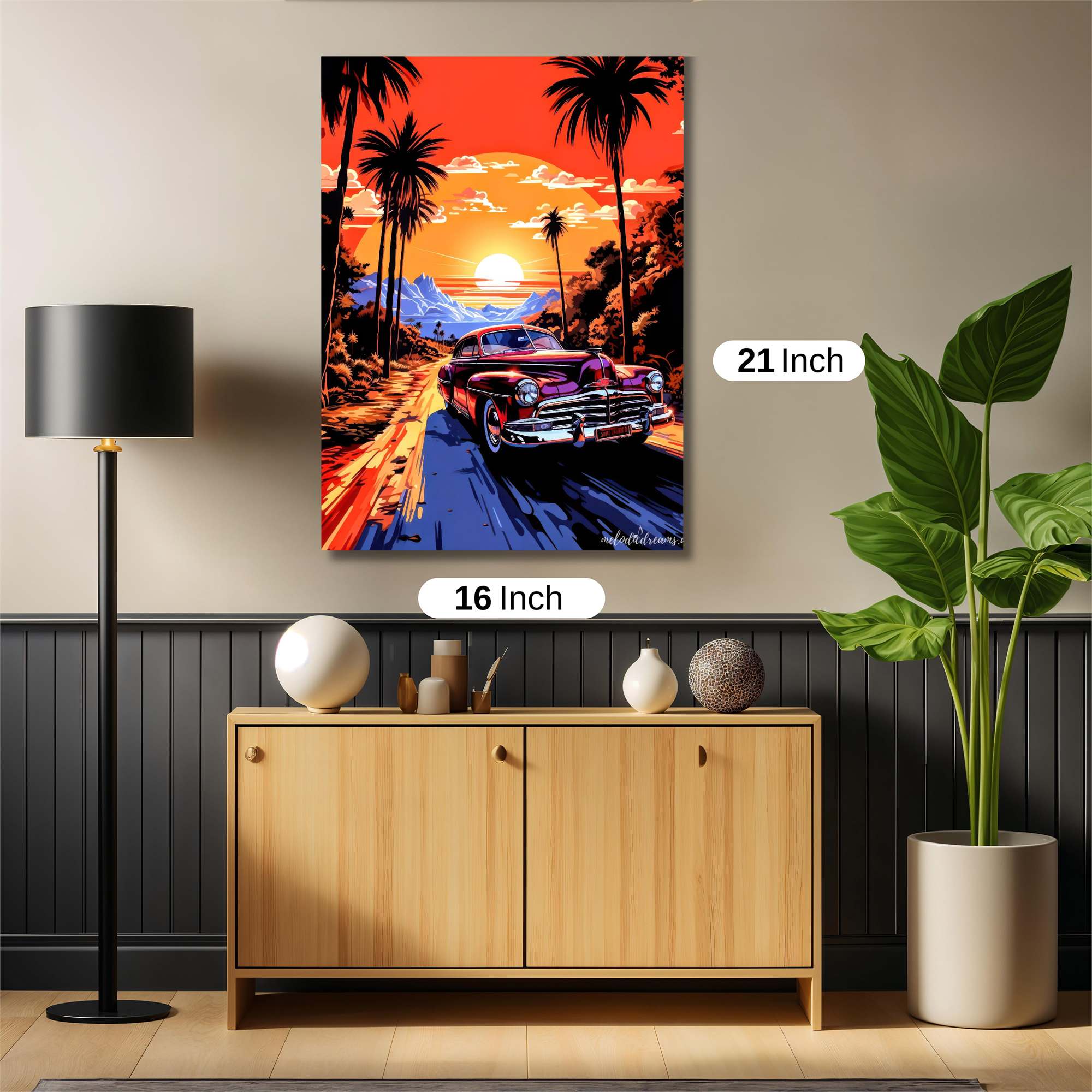 Aquarius Dreaming Safe Wall Magnetic / M