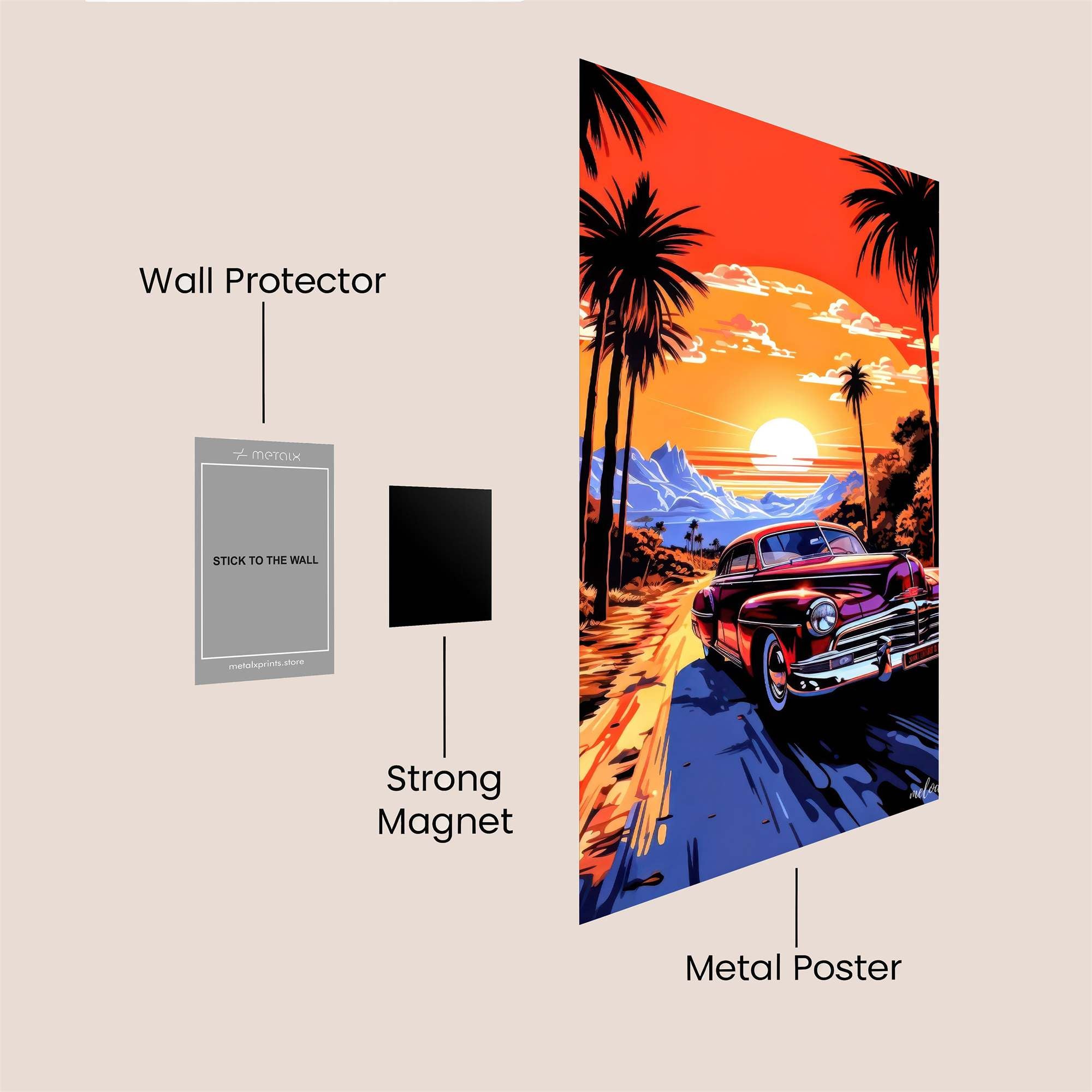 Aquarius Dreaming Safe Wall Magnetic / M