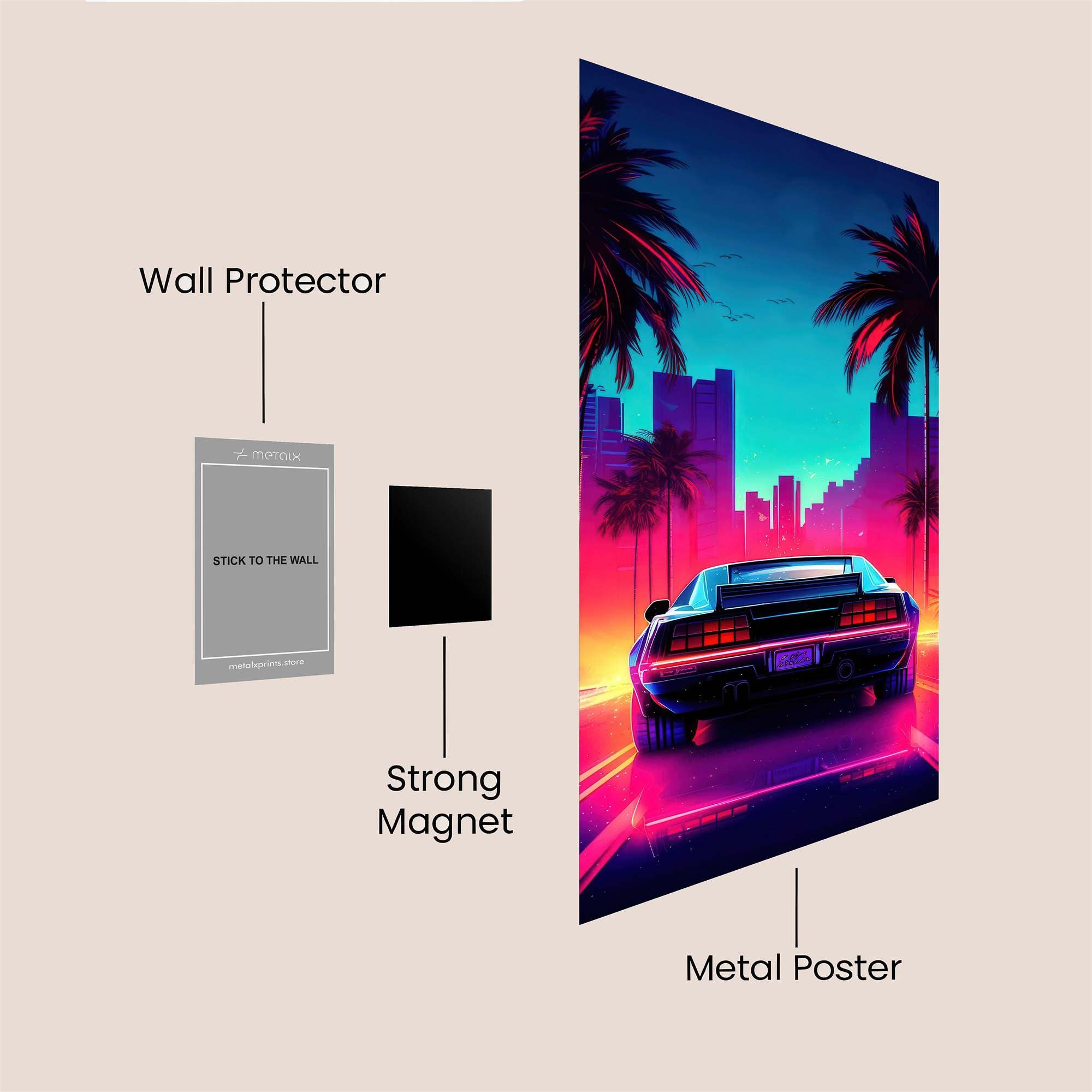 Mystic Guardian Safe Wall Magnetic / M