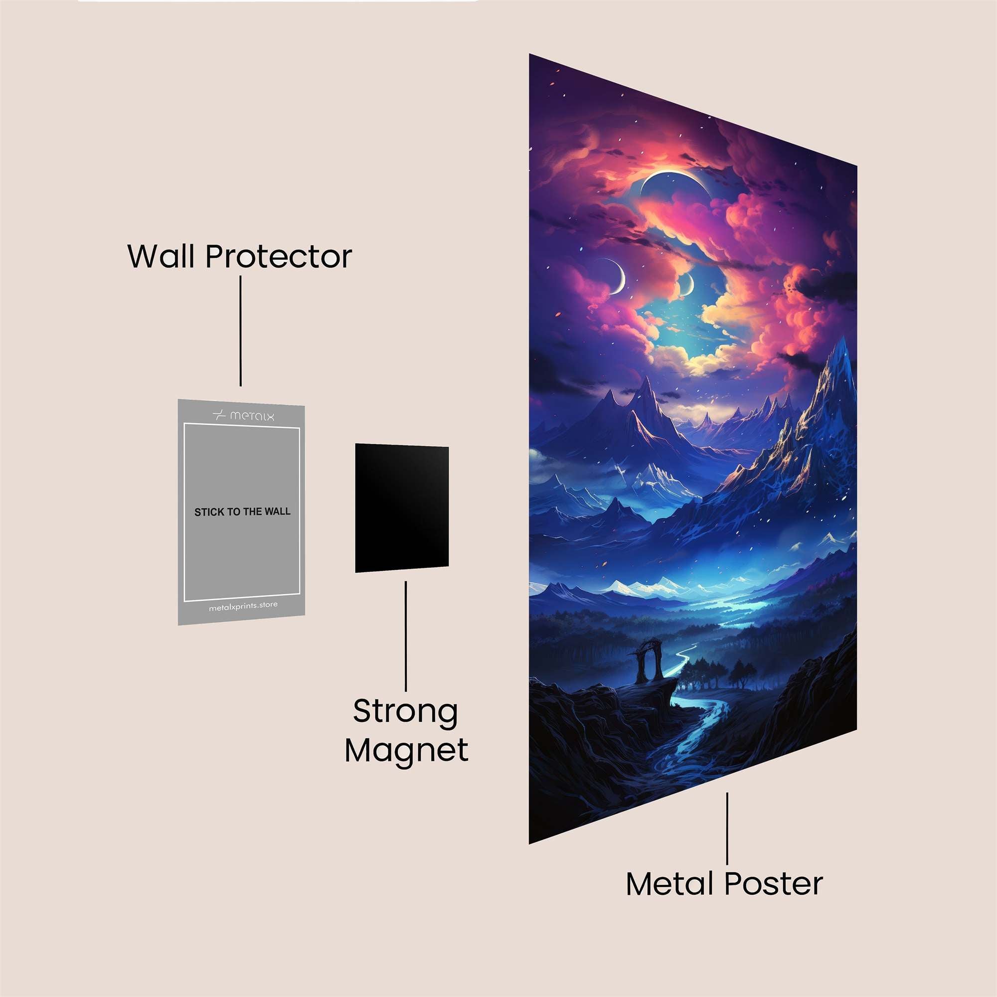 Unicorn Enigma Safe Wall Magnetic / M