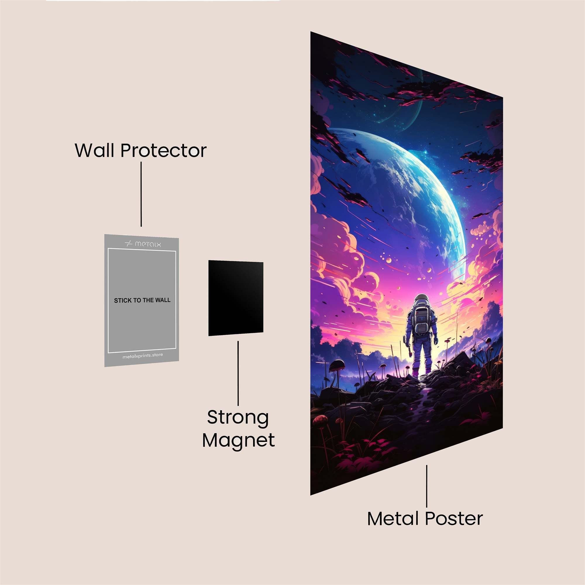 Phoenix Rebirth Safe Wall Magnetic / M