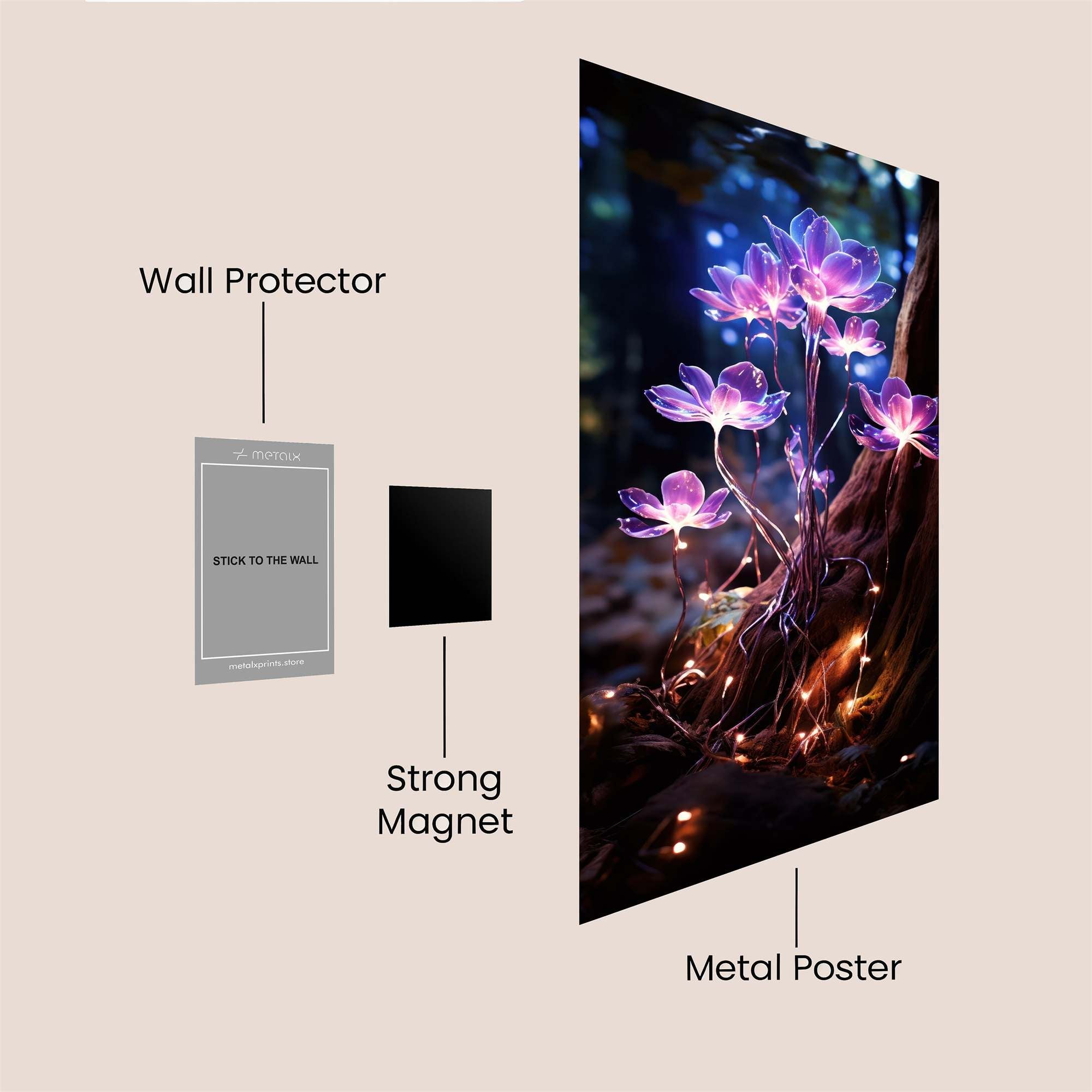 Galactic Gaze Safe Wall Magnetic / M