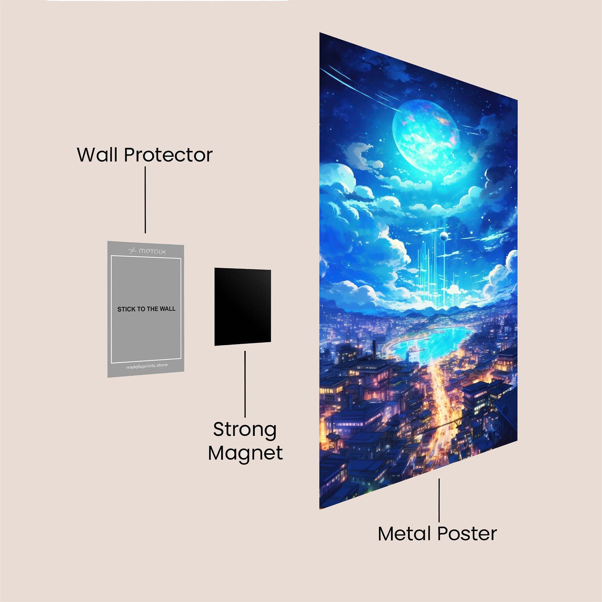 Galactic Wonder Safe Wall Magnetic / M