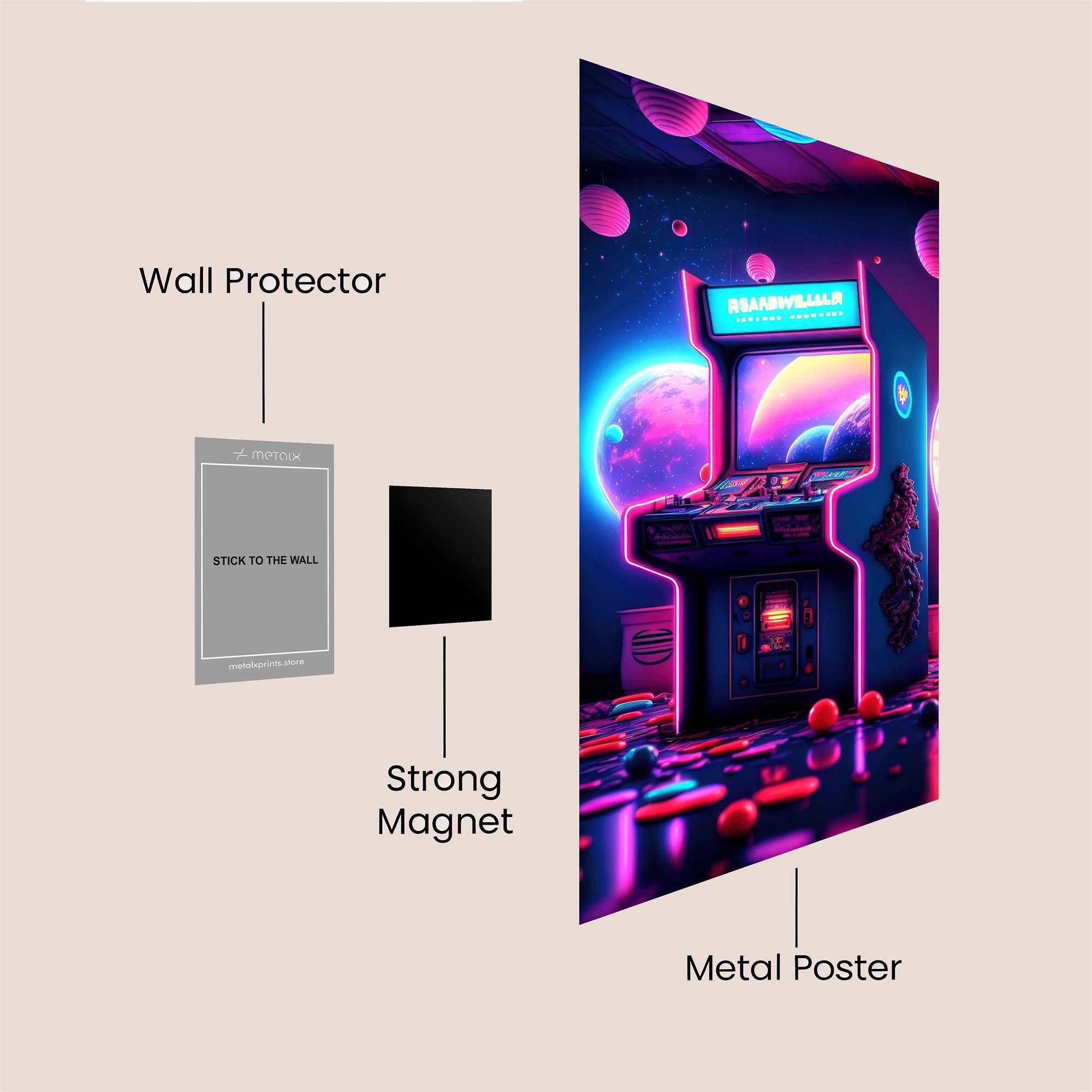 Wolves Duality Safe Wall Magnetic / M