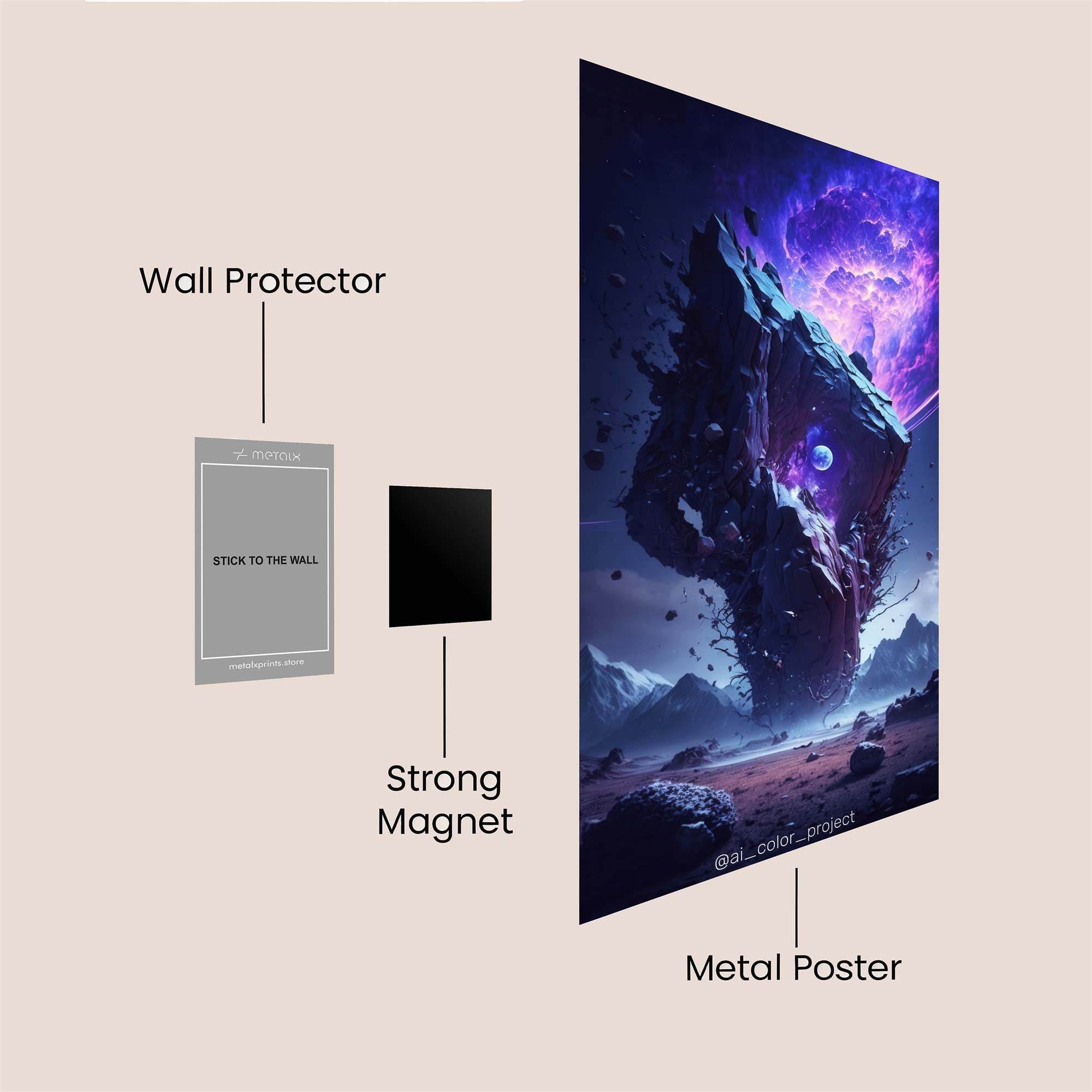 Phoenix Rebirth Safe Wall Magnetic / M