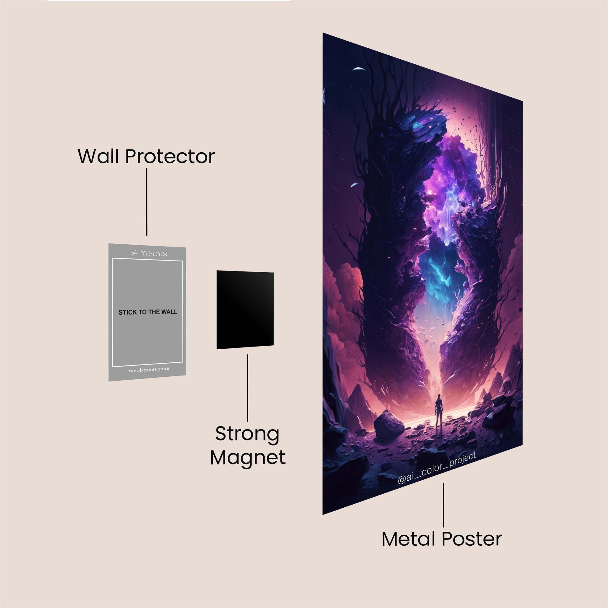 Phoenix Resplendent Safe Wall Magnetic / M