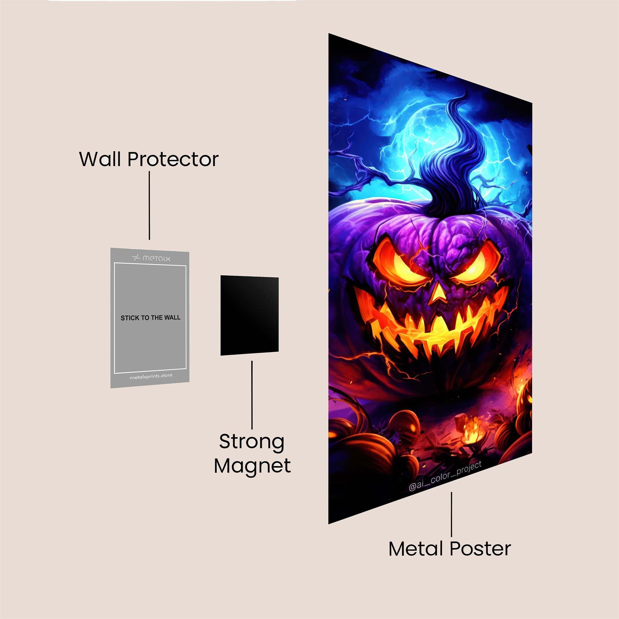 Anubis Unleashed Safe Wall Magnetic / M