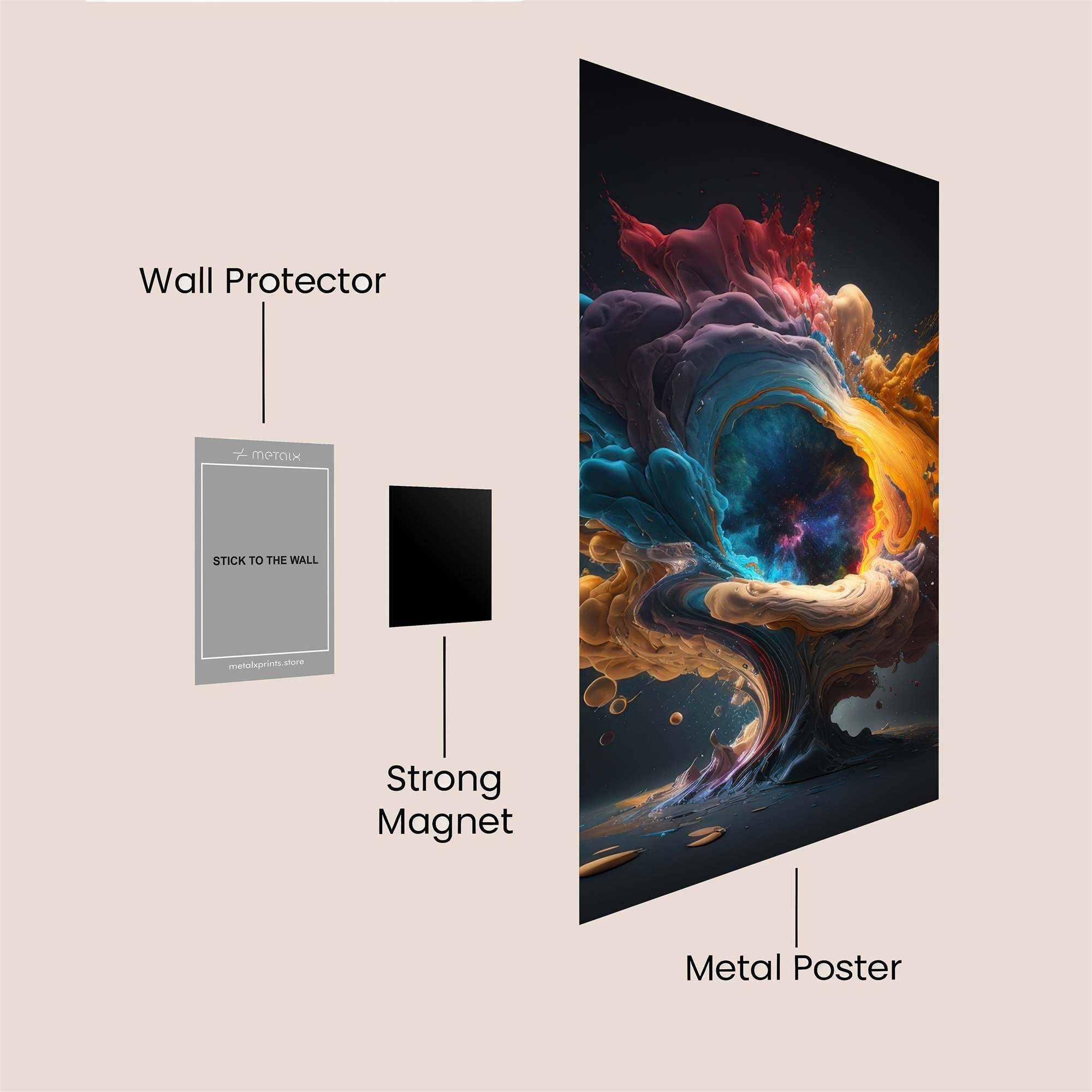 Floral Enigma Safe Wall Magnetic / M