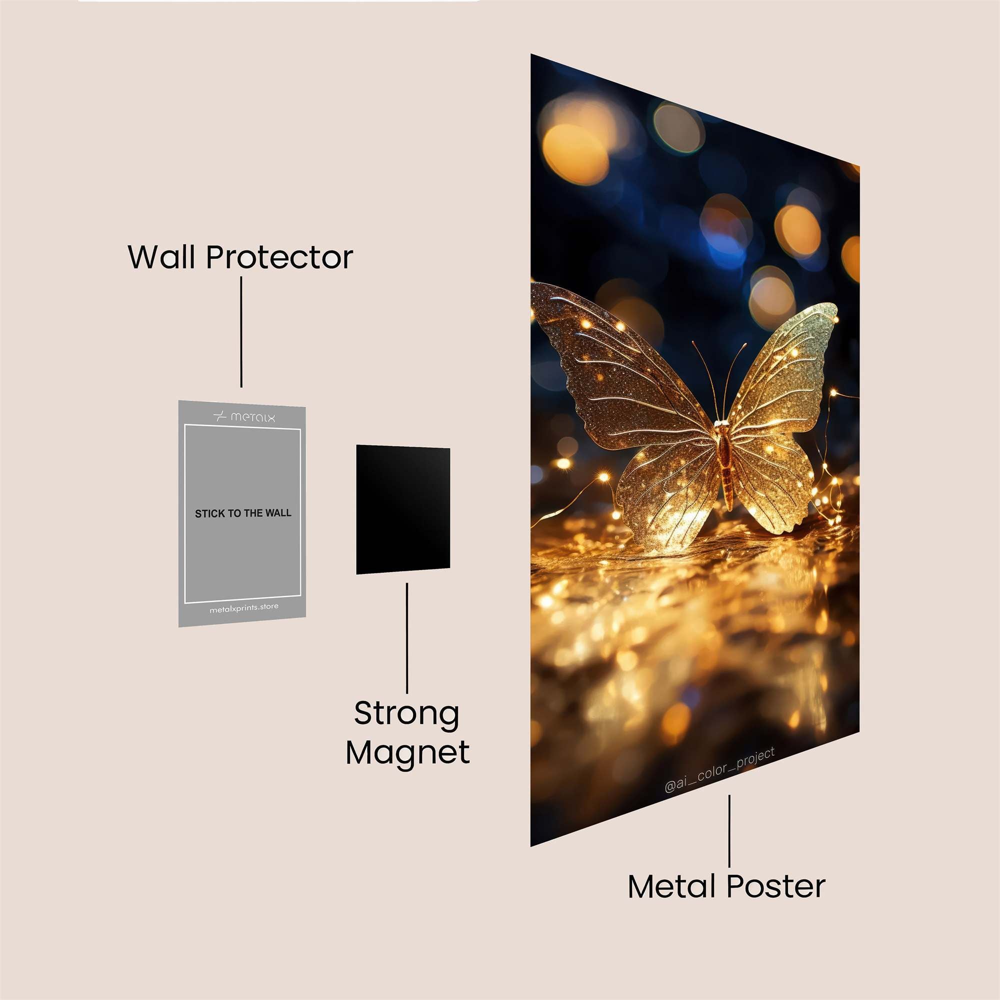 Cosmic Dragon Safe Wall Magnetic / M