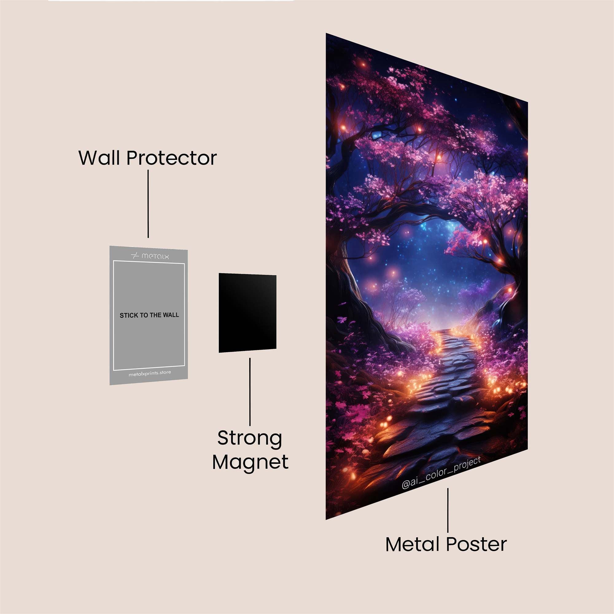 Koi Harmony Safe Wall Magnetic / M
