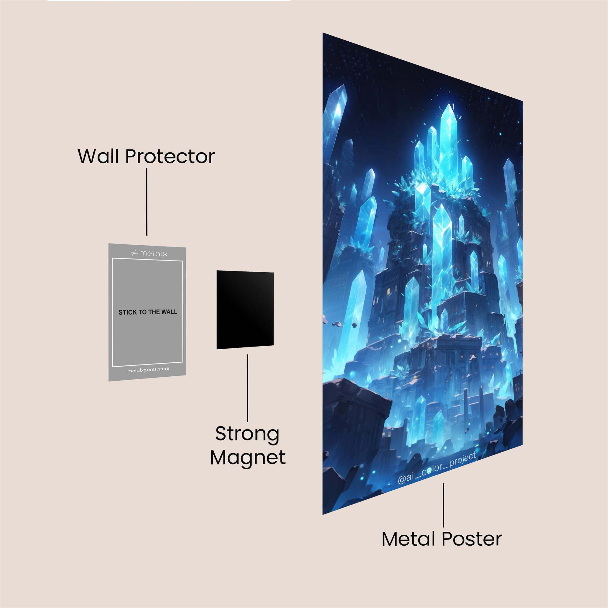 Bears Harmony Safe Wall Magnetic / M