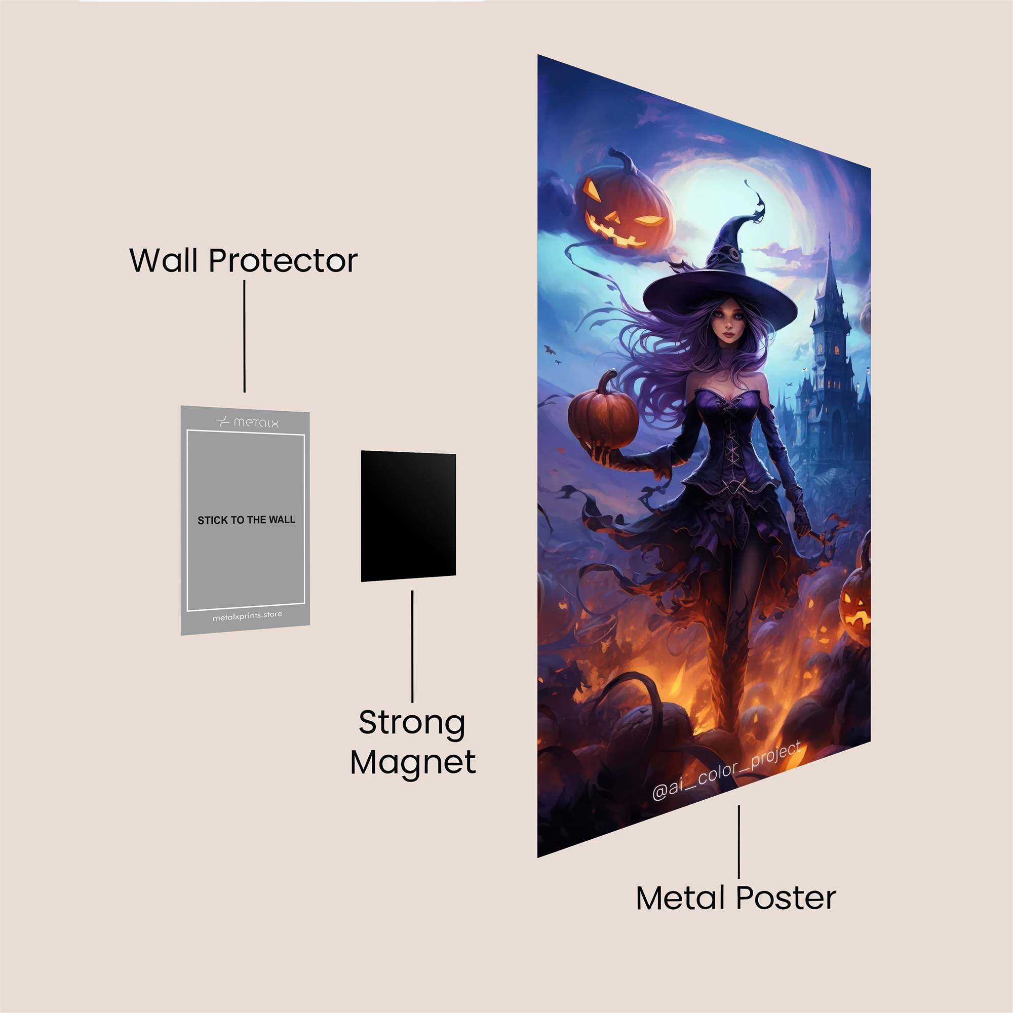 Aurora Dragon Safe Wall Magnetic / M