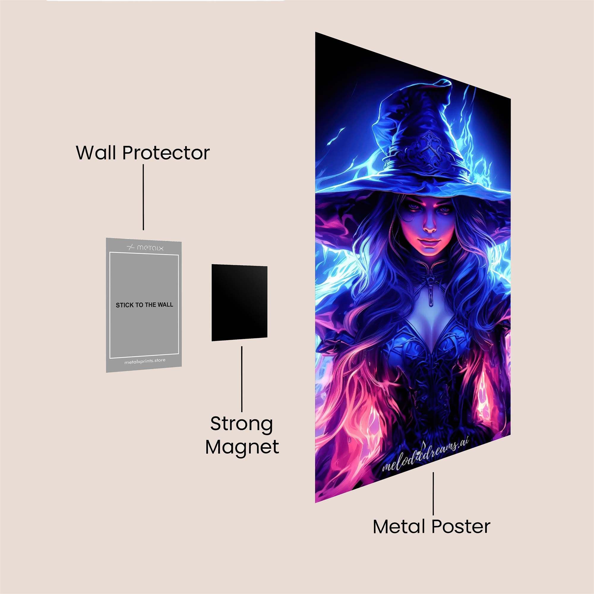 Leopard Duality Safe Wall Magnetic / M