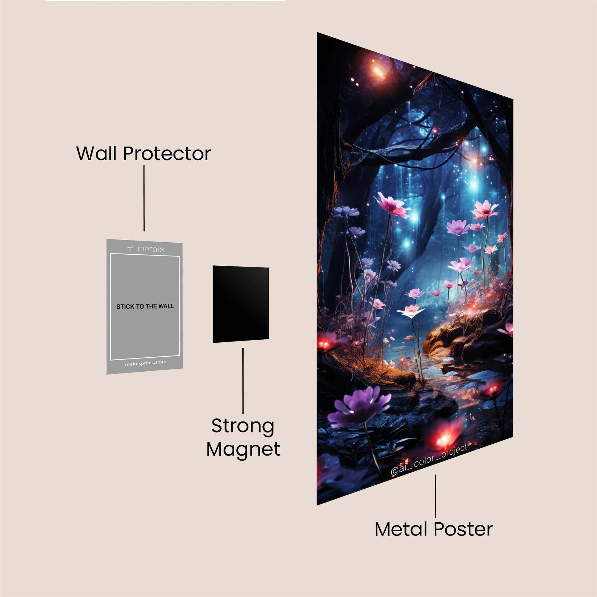 Lion Infernal Safe Wall Magnetic / M