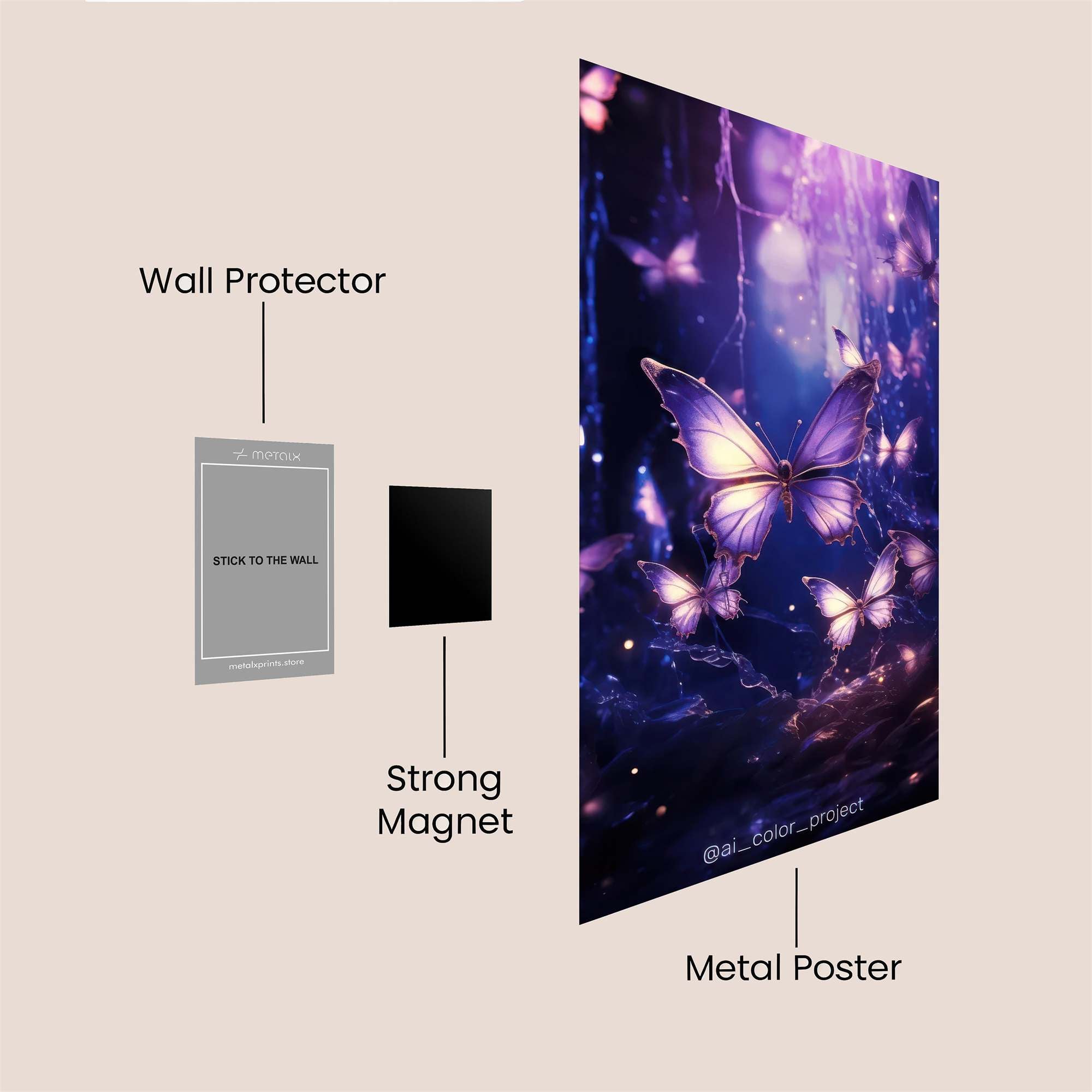 Cosmic Embrace Safe Wall Magnetic / M