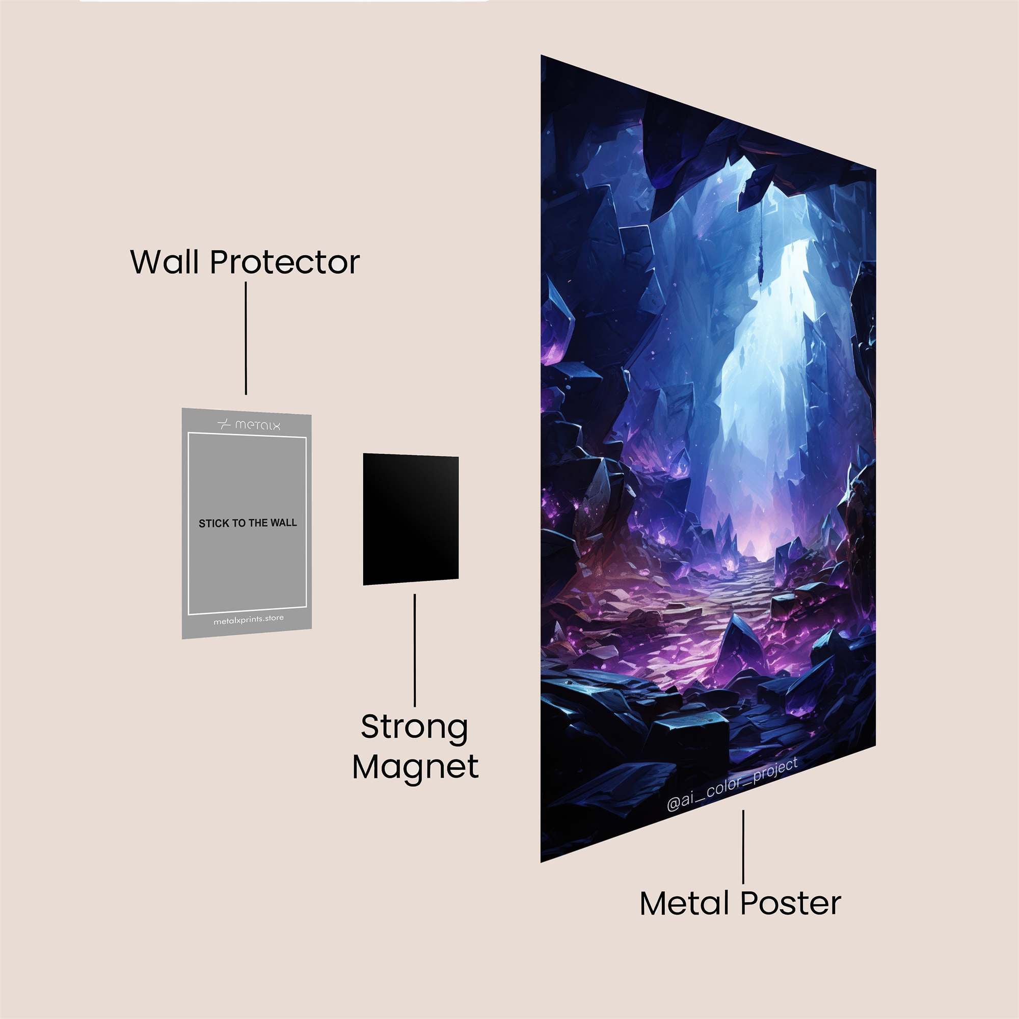 Warrior Enigma Safe Wall Magnetic / M