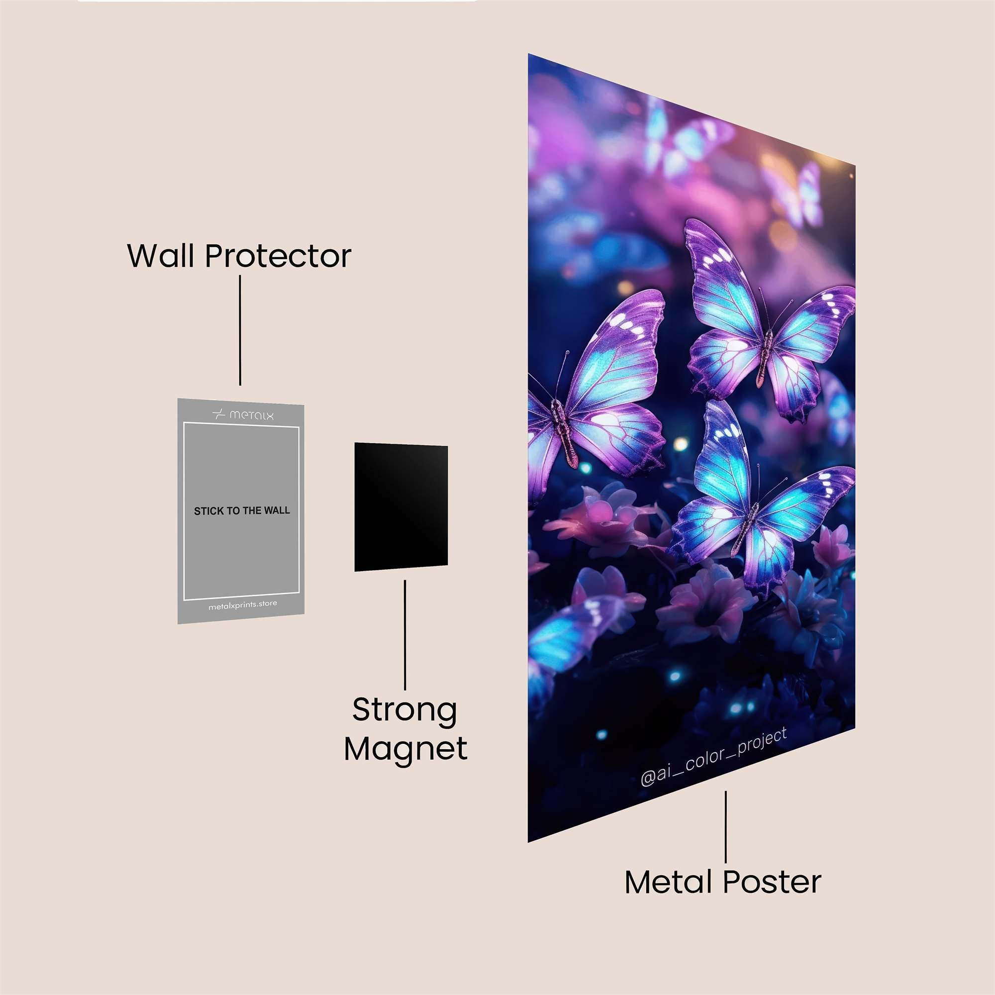 Regal Beasts Safe Wall Magnetic / M