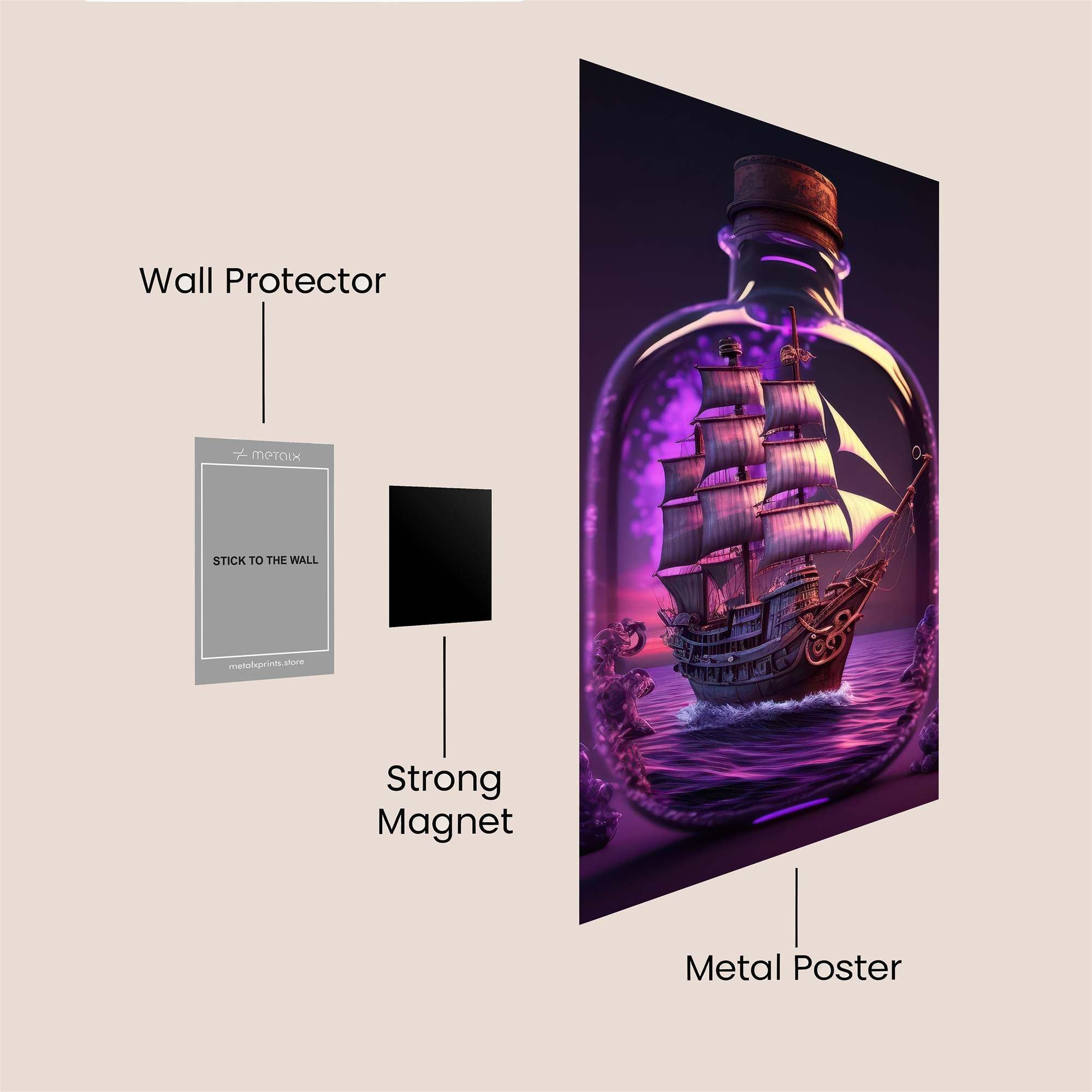 Phoenix Rebirth Safe Wall Magnetic / M