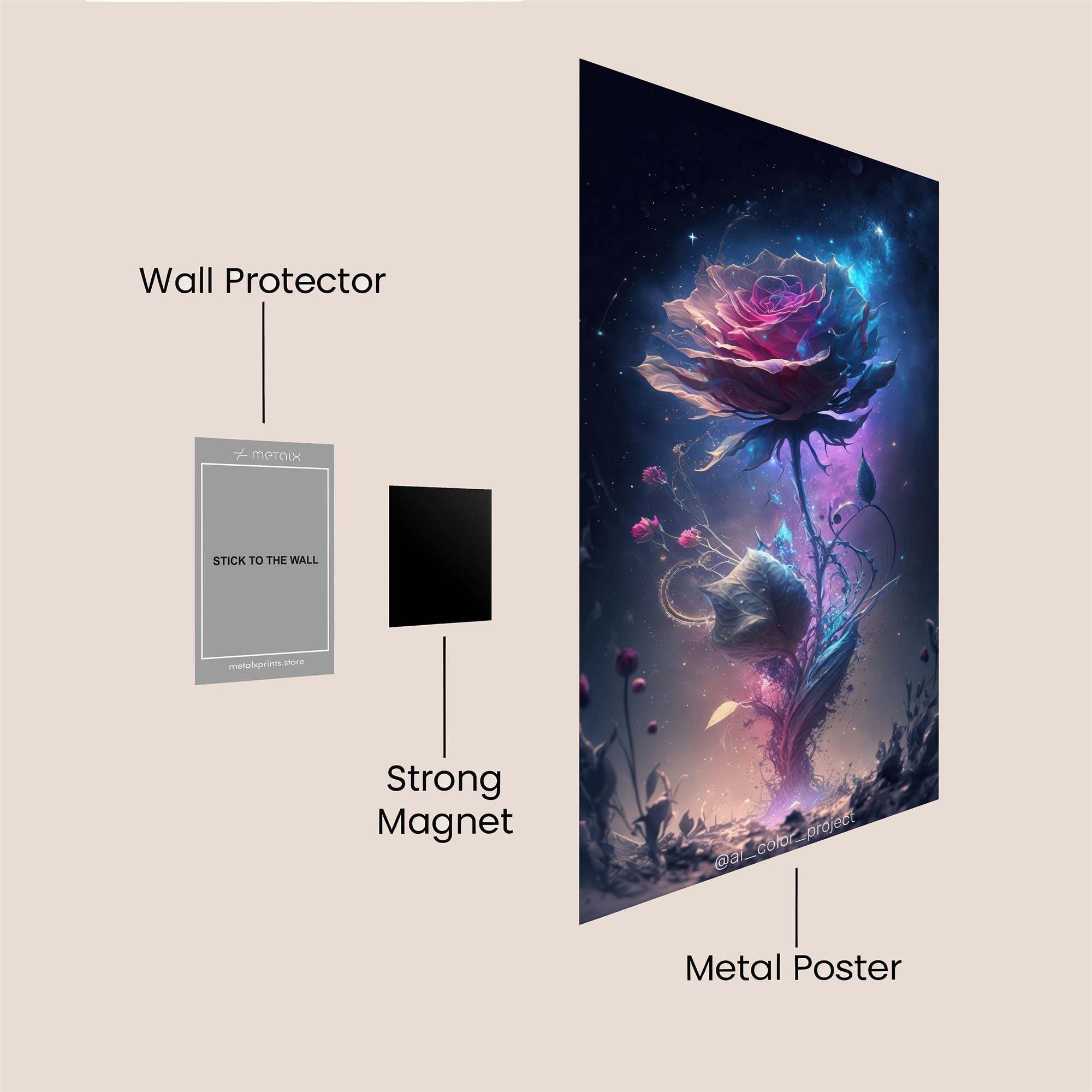 Pharaohs' Serenity Safe Wall Magnetic / M