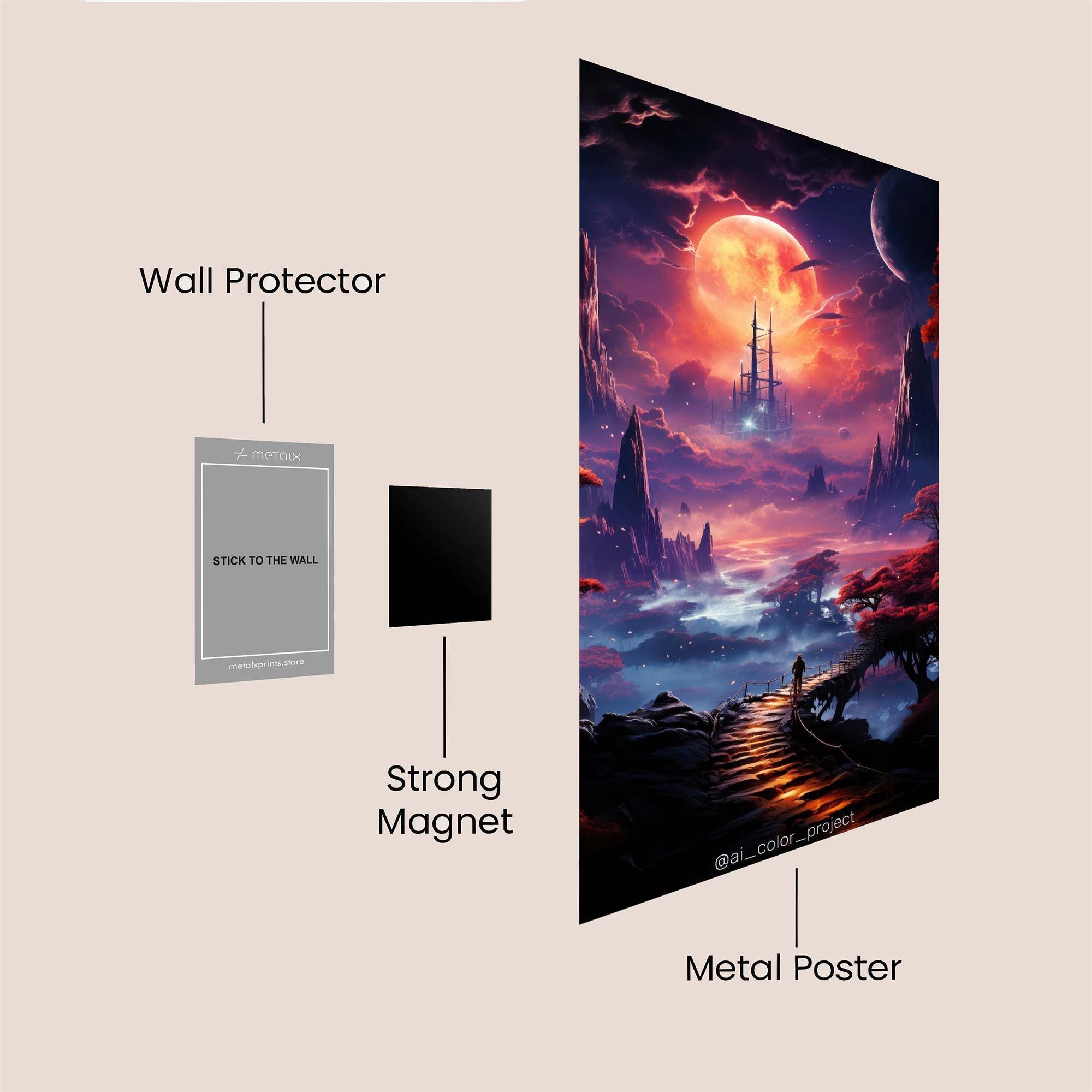 Yin-Yang Safe Wall Magnetic / M