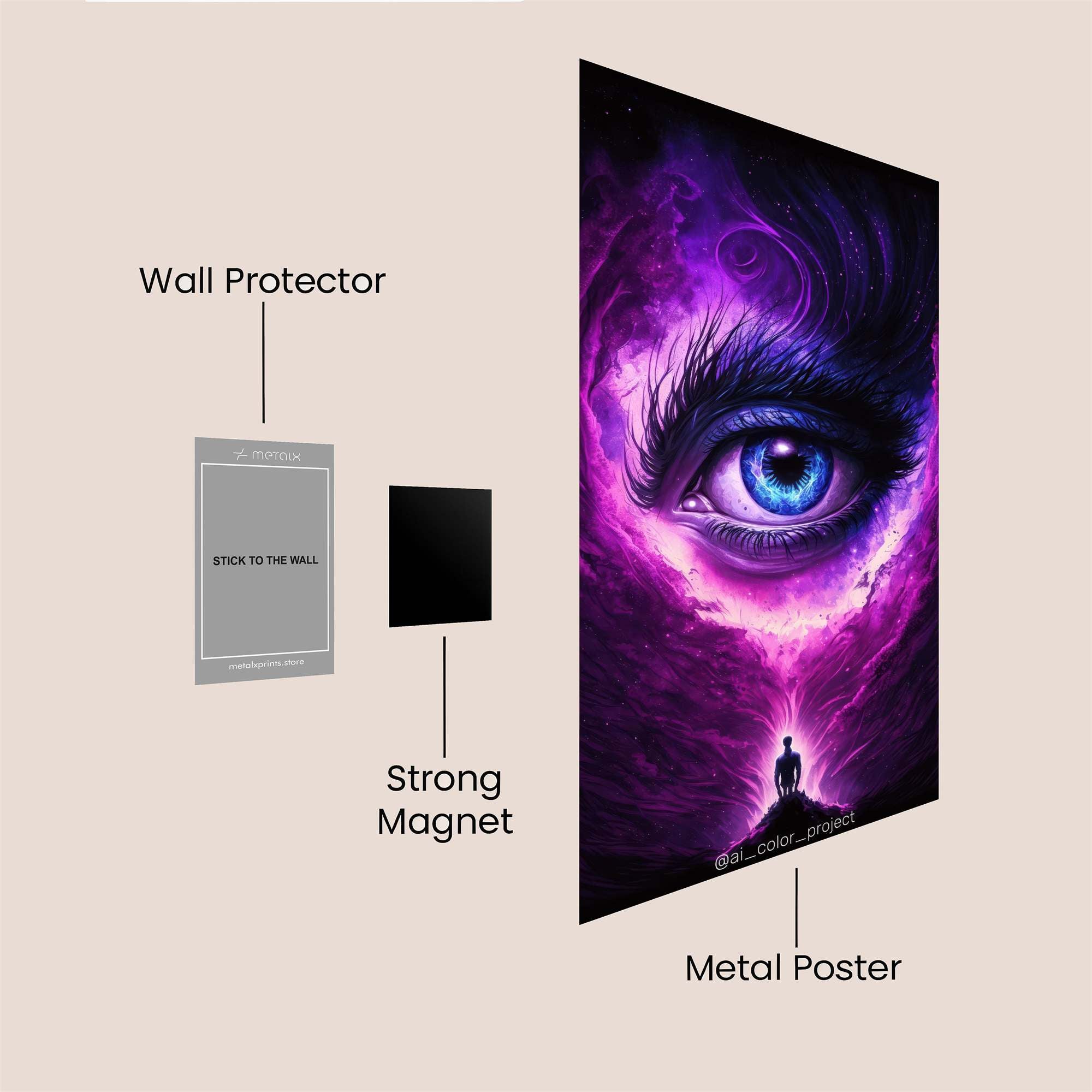 Koi Harmony Safe Wall Magnetic / M