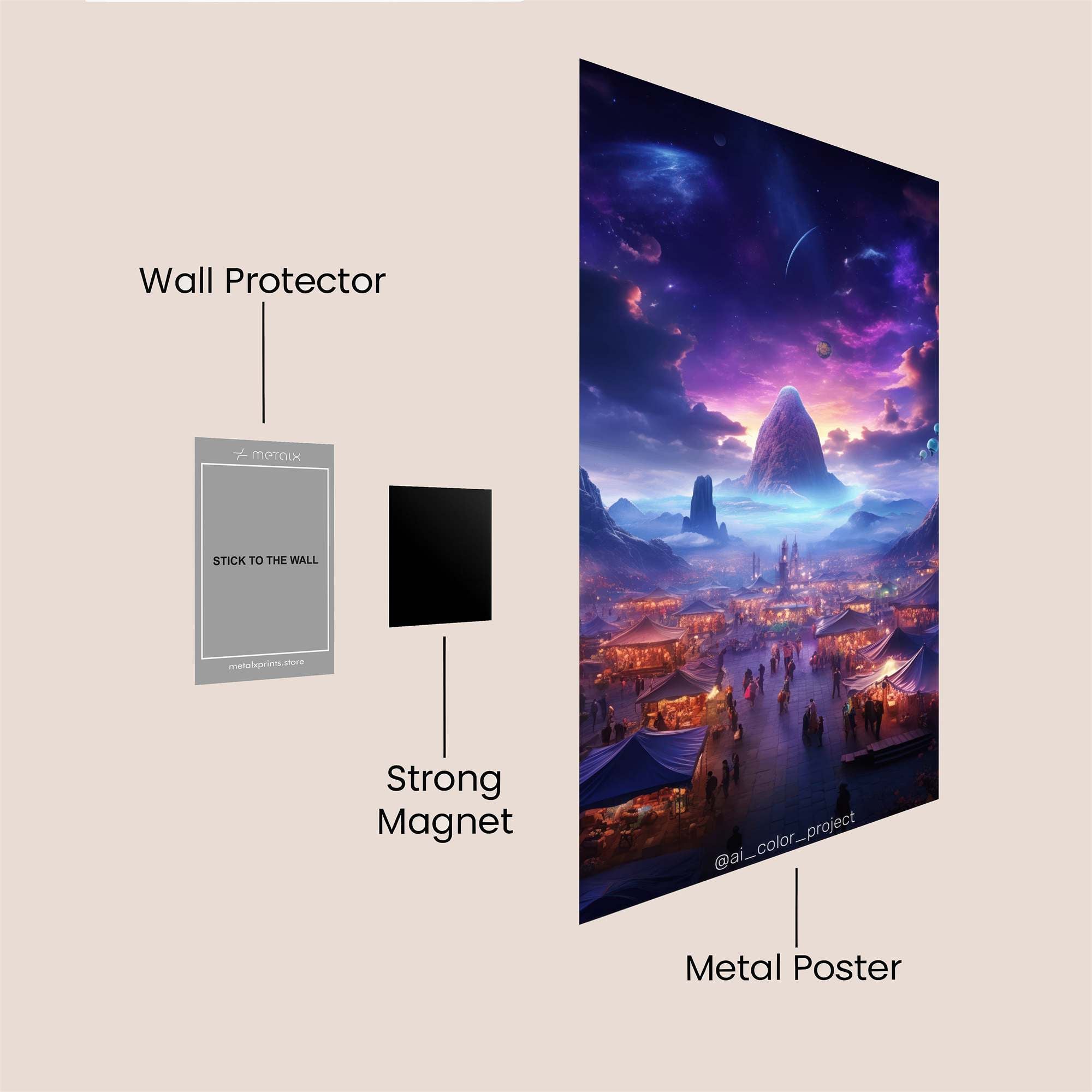 Lioness Majesty Safe Wall Magnetic / M