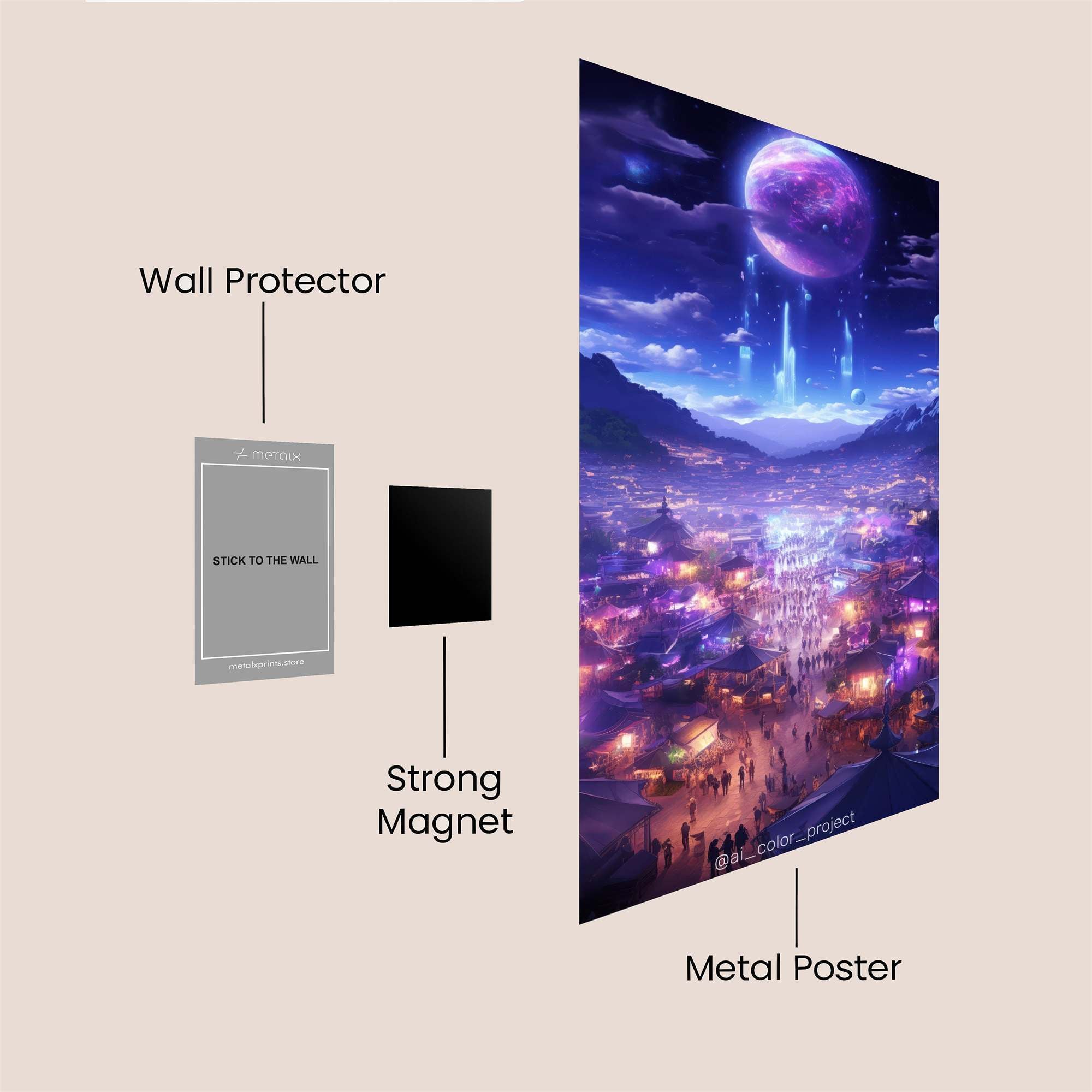 Mystic Radiance Safe Wall Magnetic / M