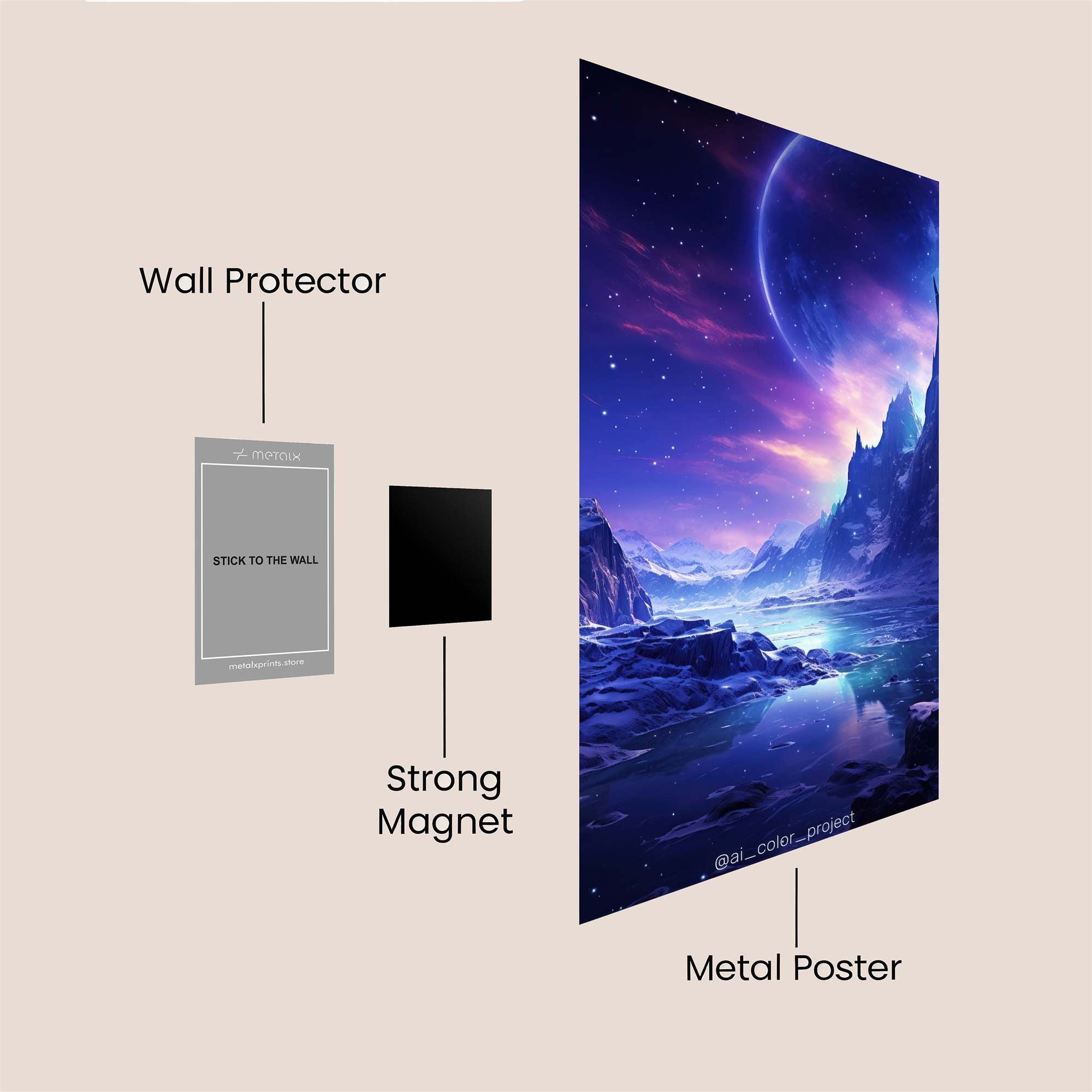 Stardust Dragon Safe Wall Magnetic / M