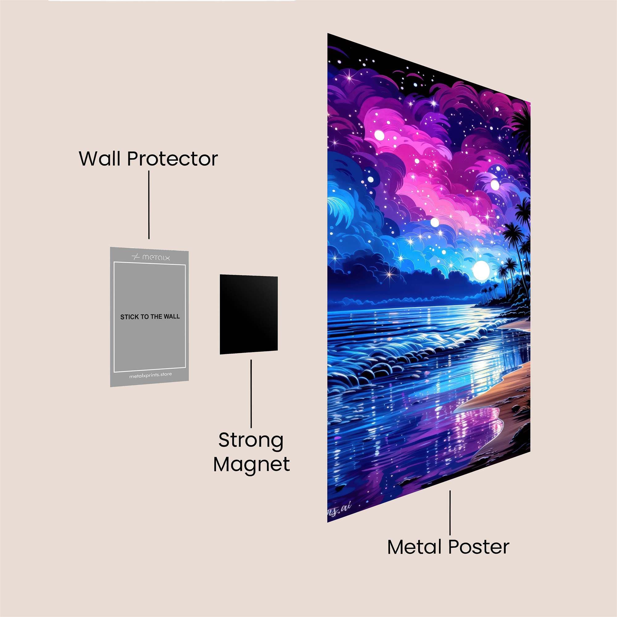 Cosmic Harmony Safe Wall Magnetic / M