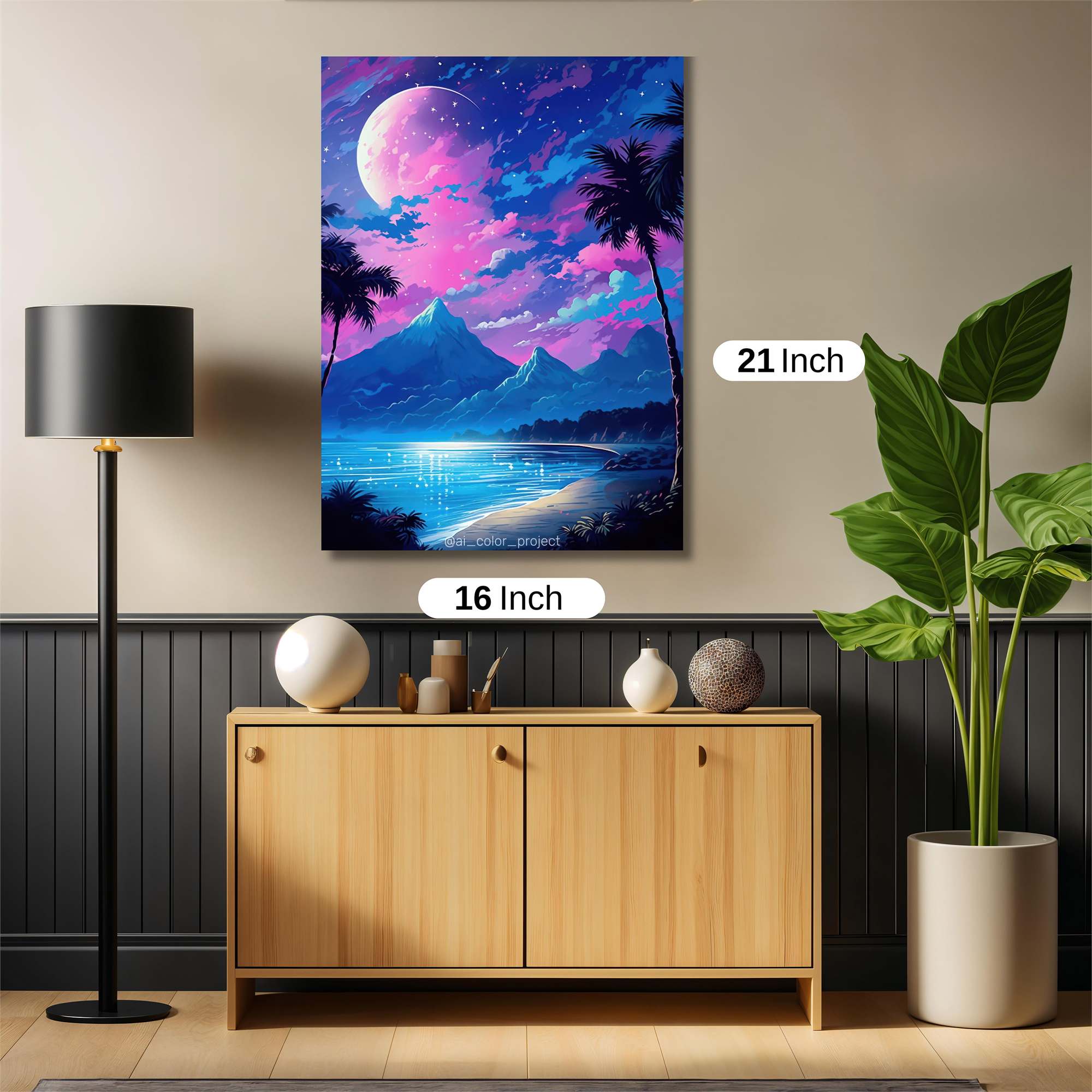 Flame Sorcerer Safe Wall Magnetic / M