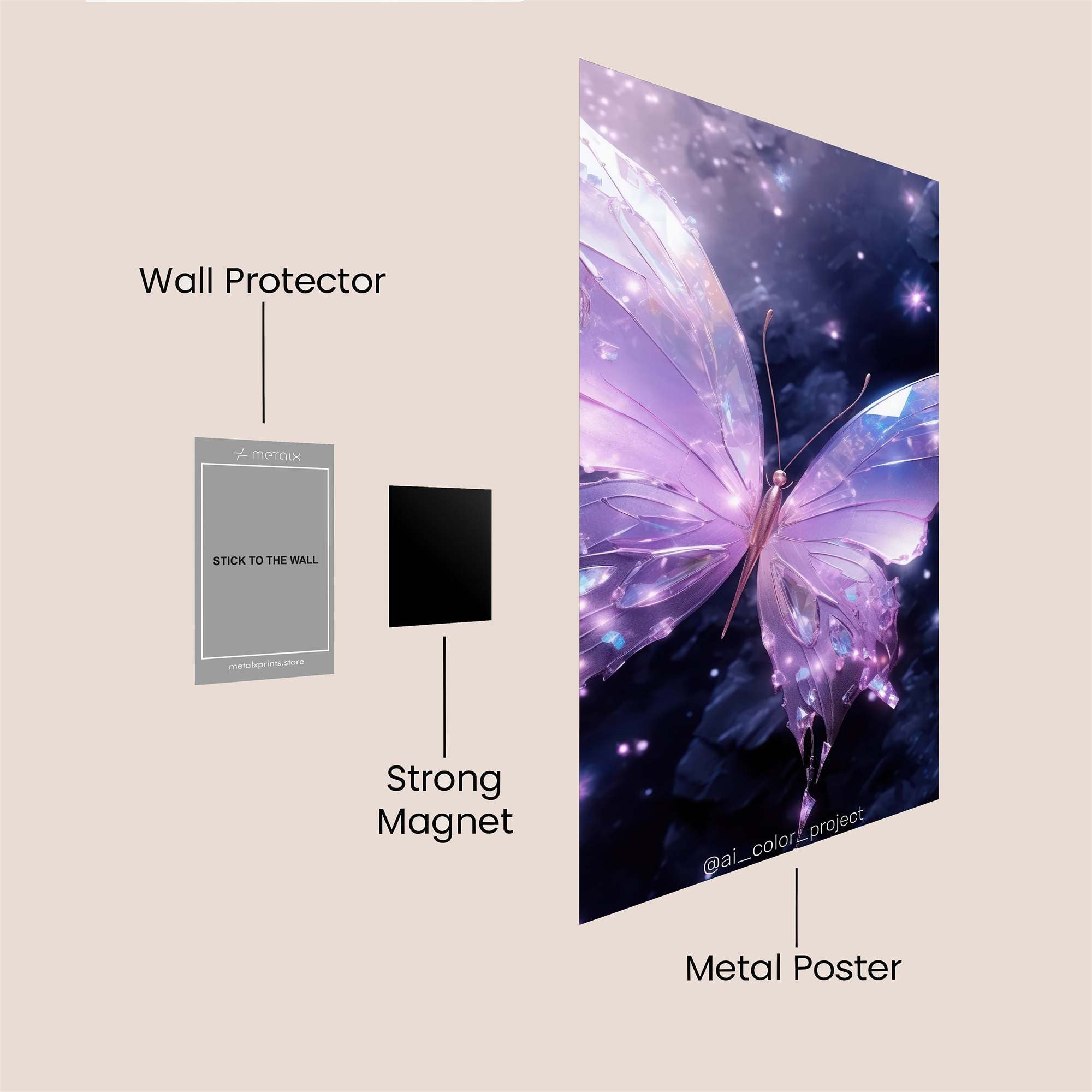 Panda Harmony Safe Wall Magnetic / M