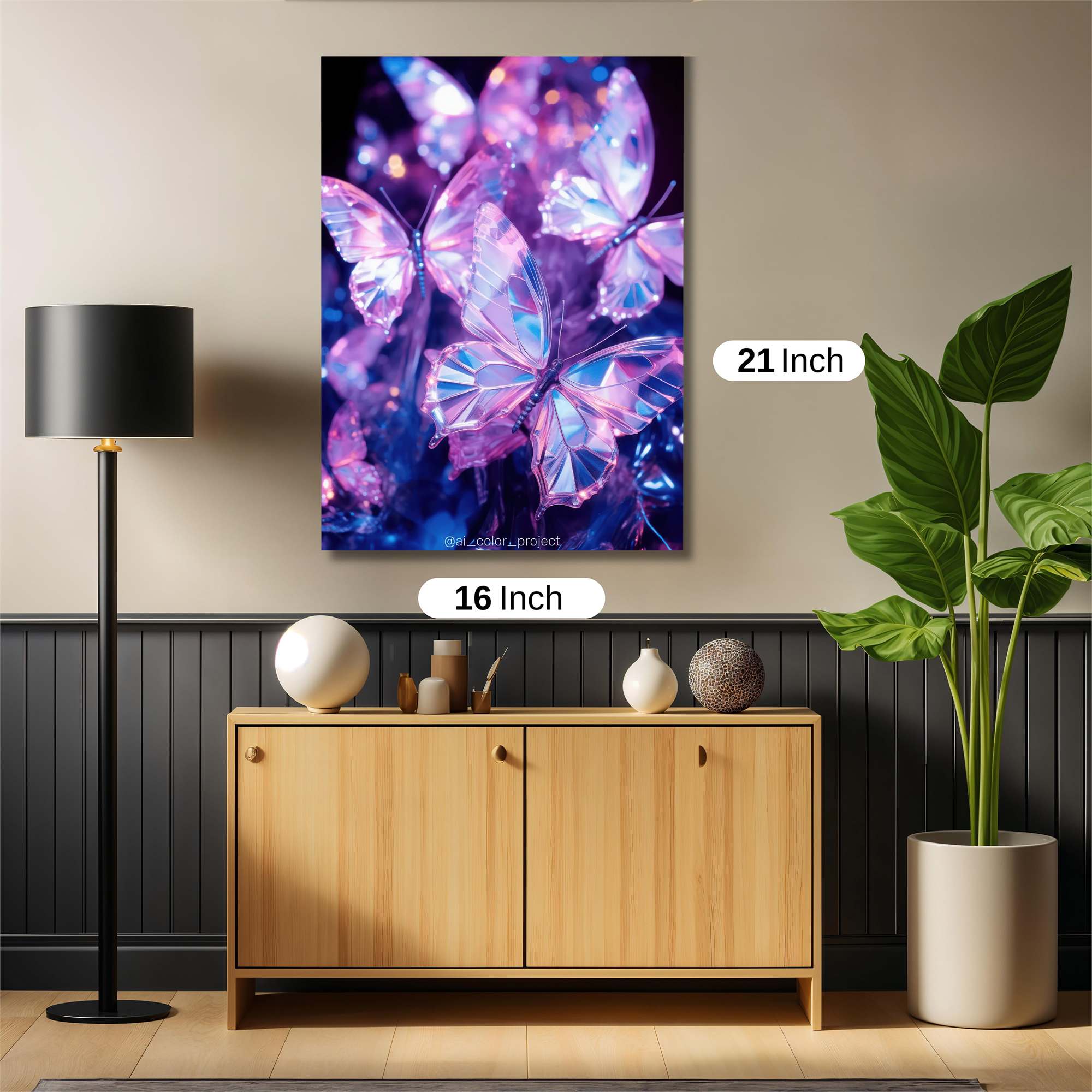 Floral Enchantress Safe Wall Magnetic / M