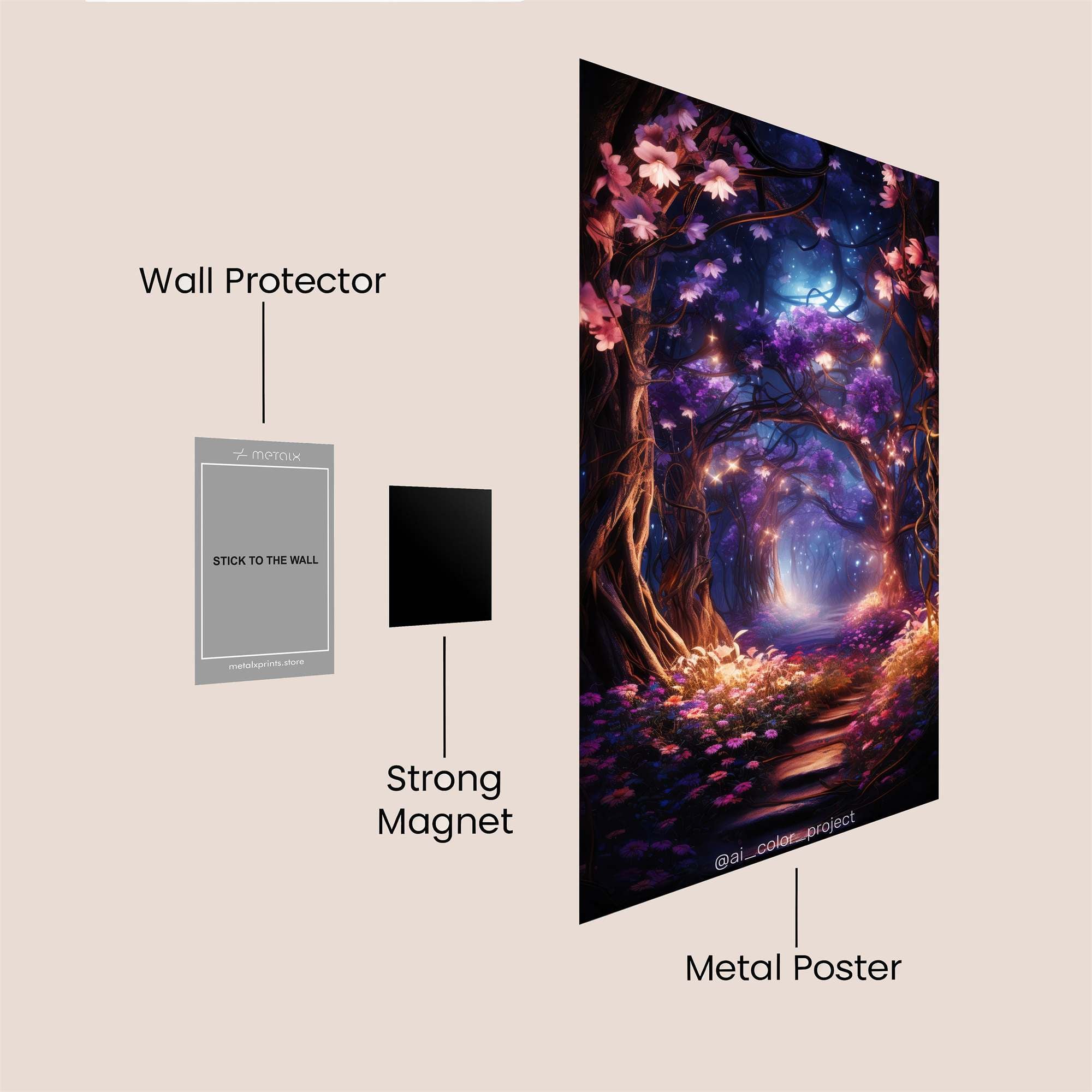 Humming Radiance Safe Wall Magnetic / M
