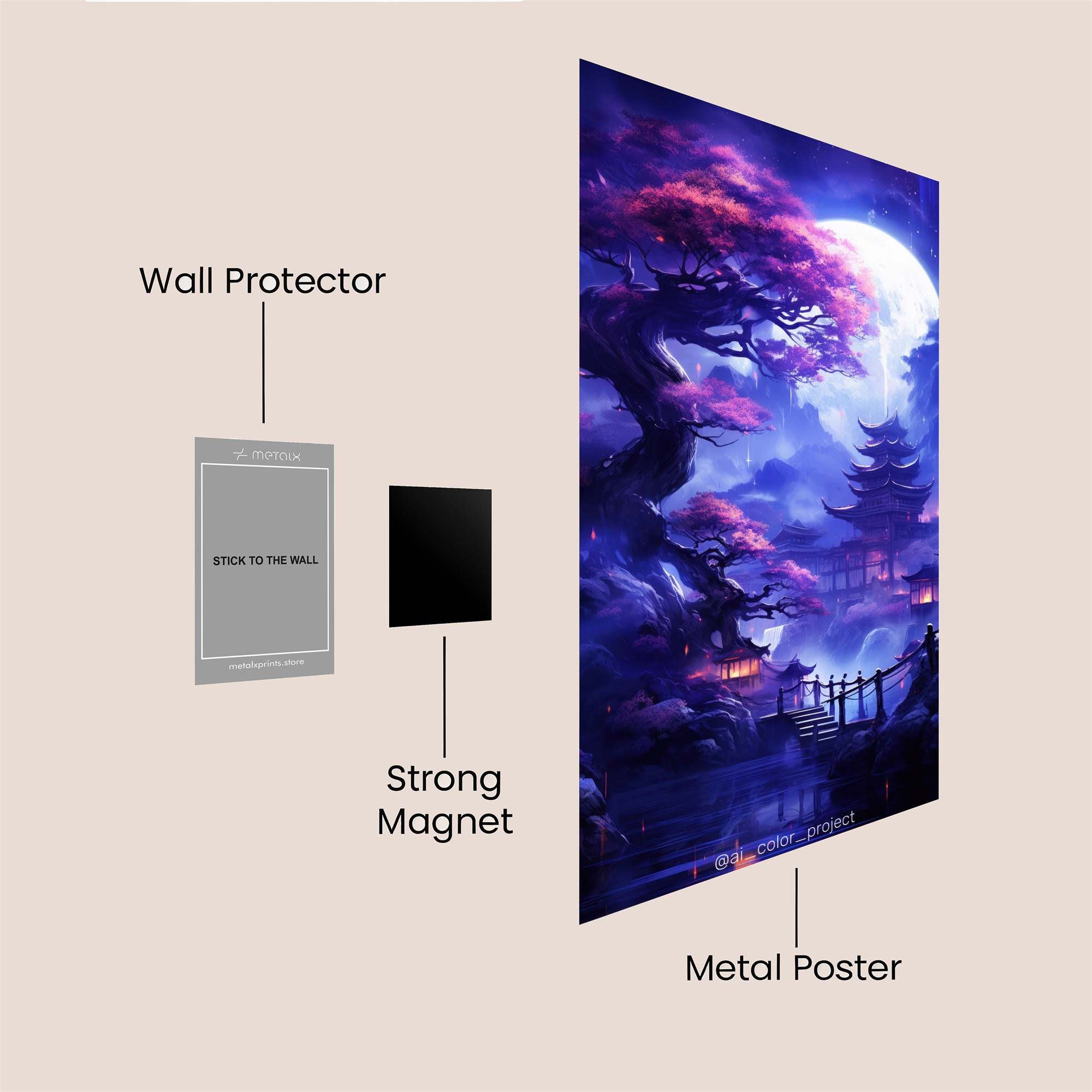 Bear Serenity Safe Wall Magnetic / M