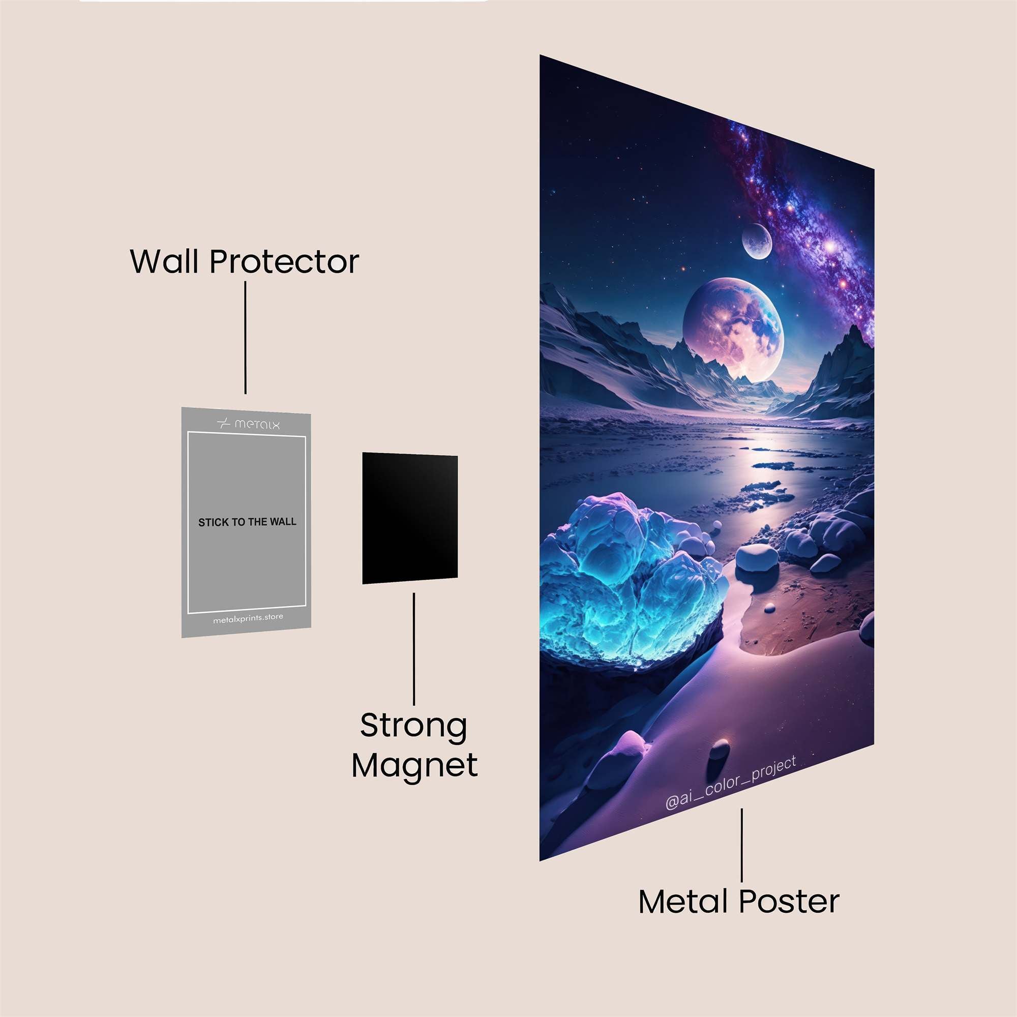 Phoenix Resplendent Safe Wall Magnetic / M