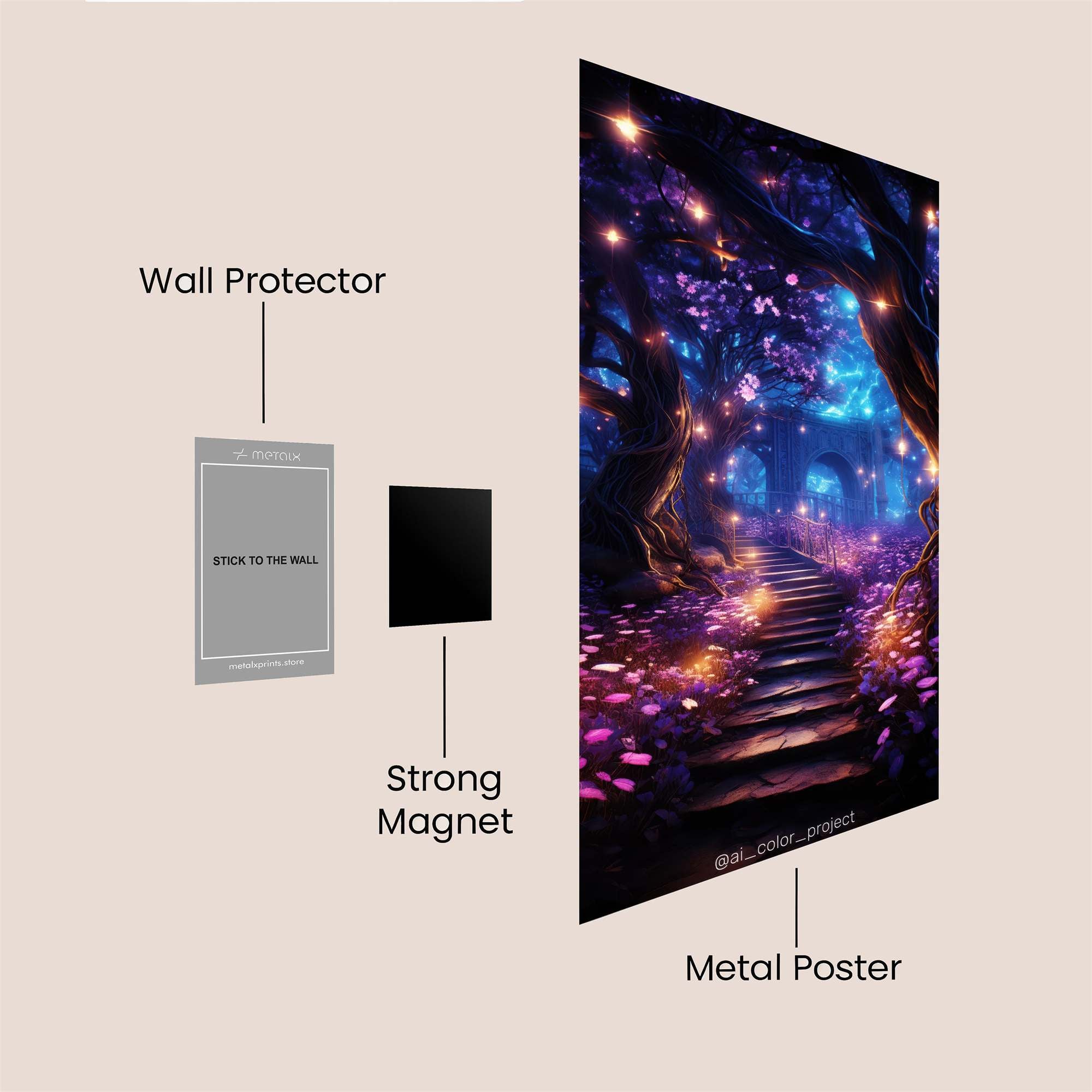 Humming Radiance Safe Wall Magnetic / M