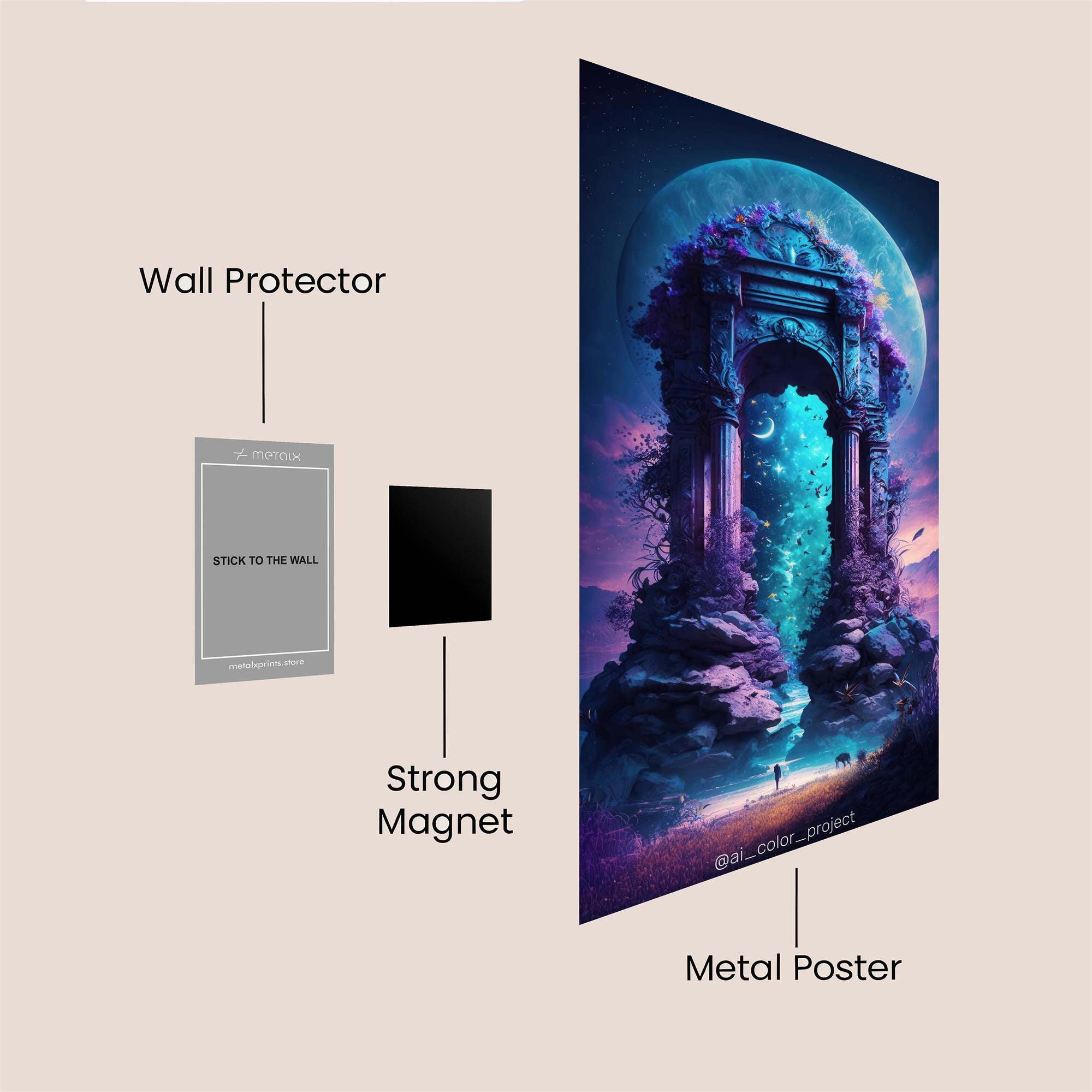 Phoenix Radiant Safe Wall Magnetic / M