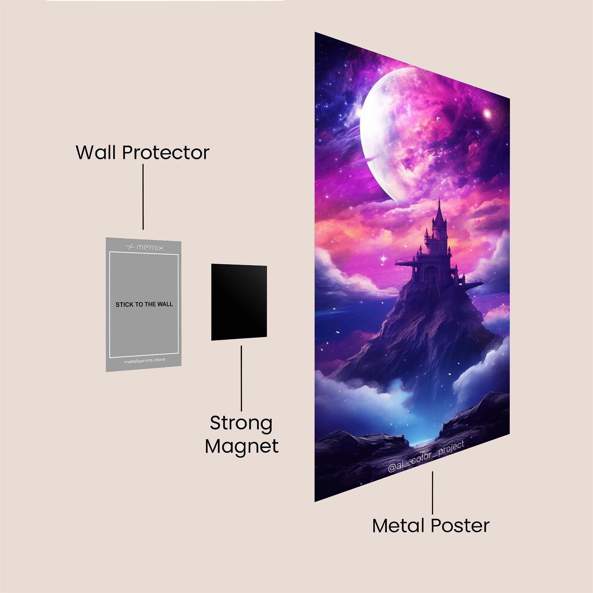 Cosmic Majesty Safe Wall Magnetic / M