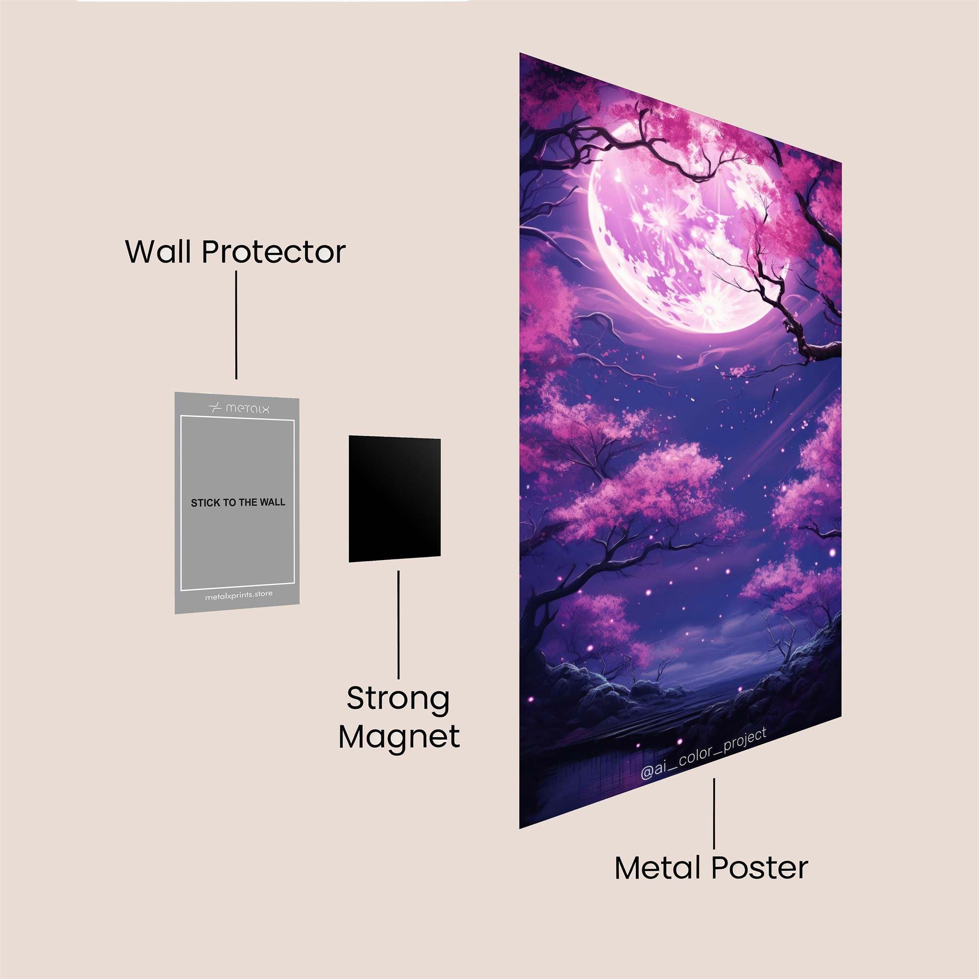 LunarHarmony Safe Wall Magnetic / M