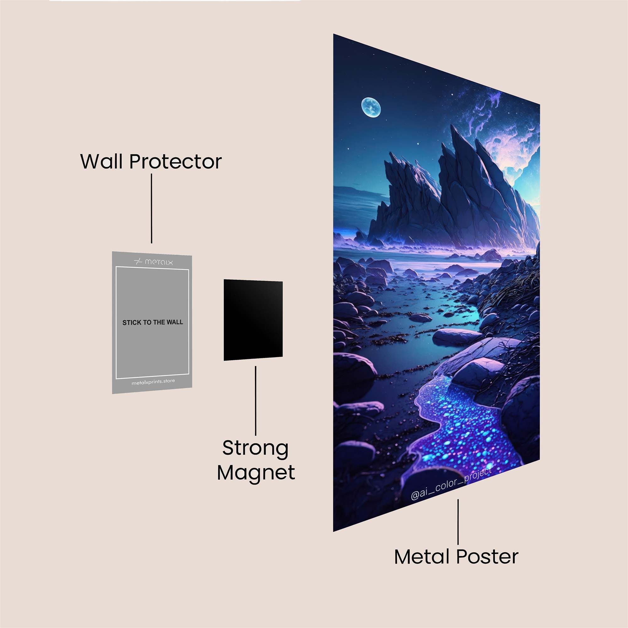 Phoenix Radiant Safe Wall Magnetic / M