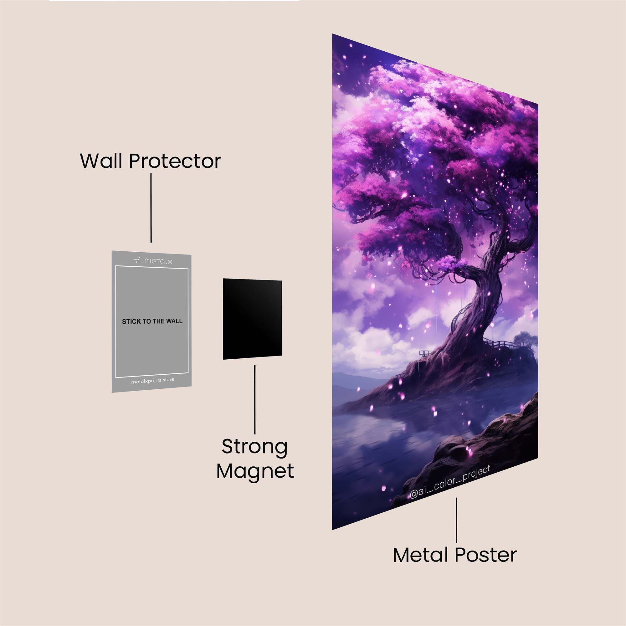 Humming Harmony Safe Wall Magnetic / M