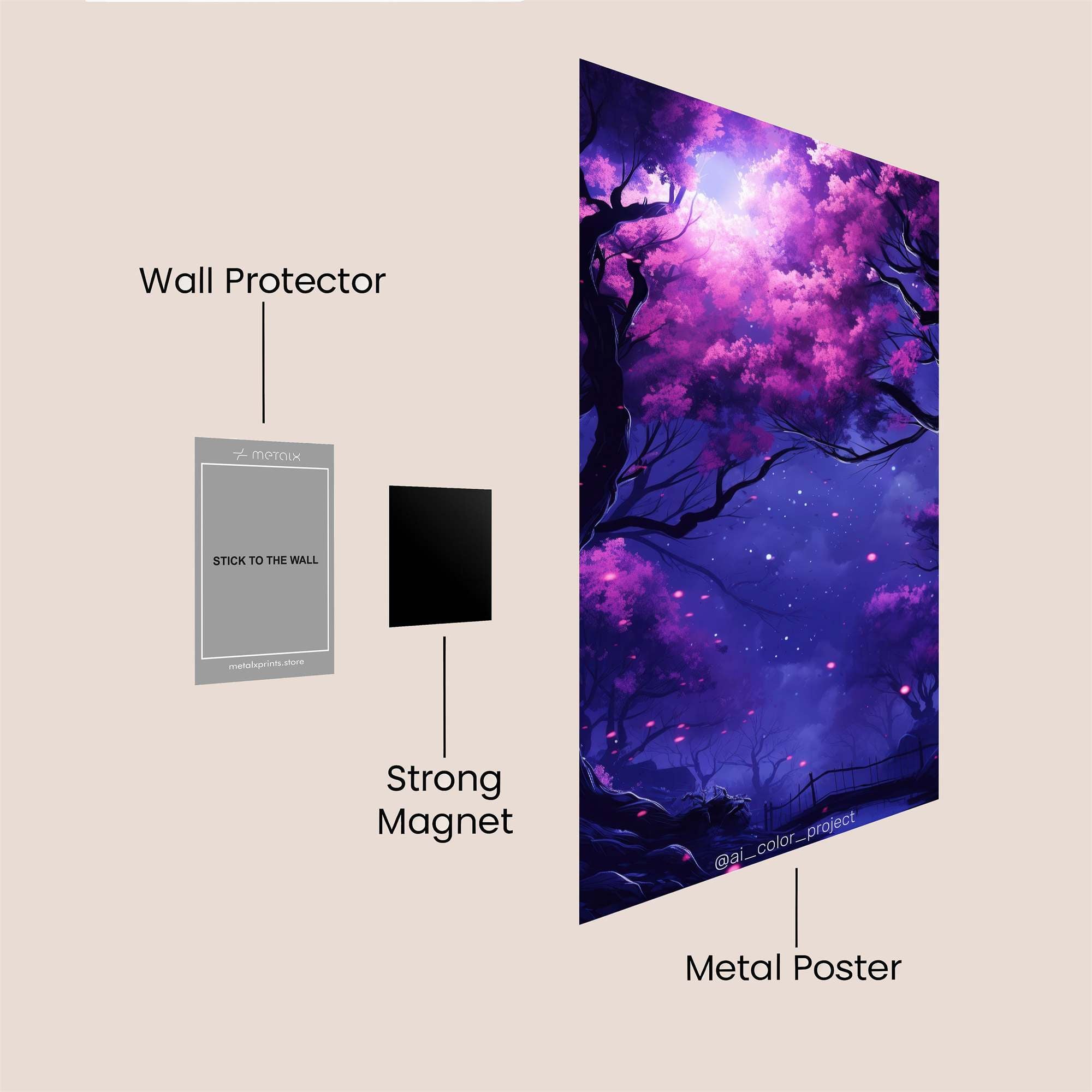Phoenix Rebirth Safe Wall Magnetic / M