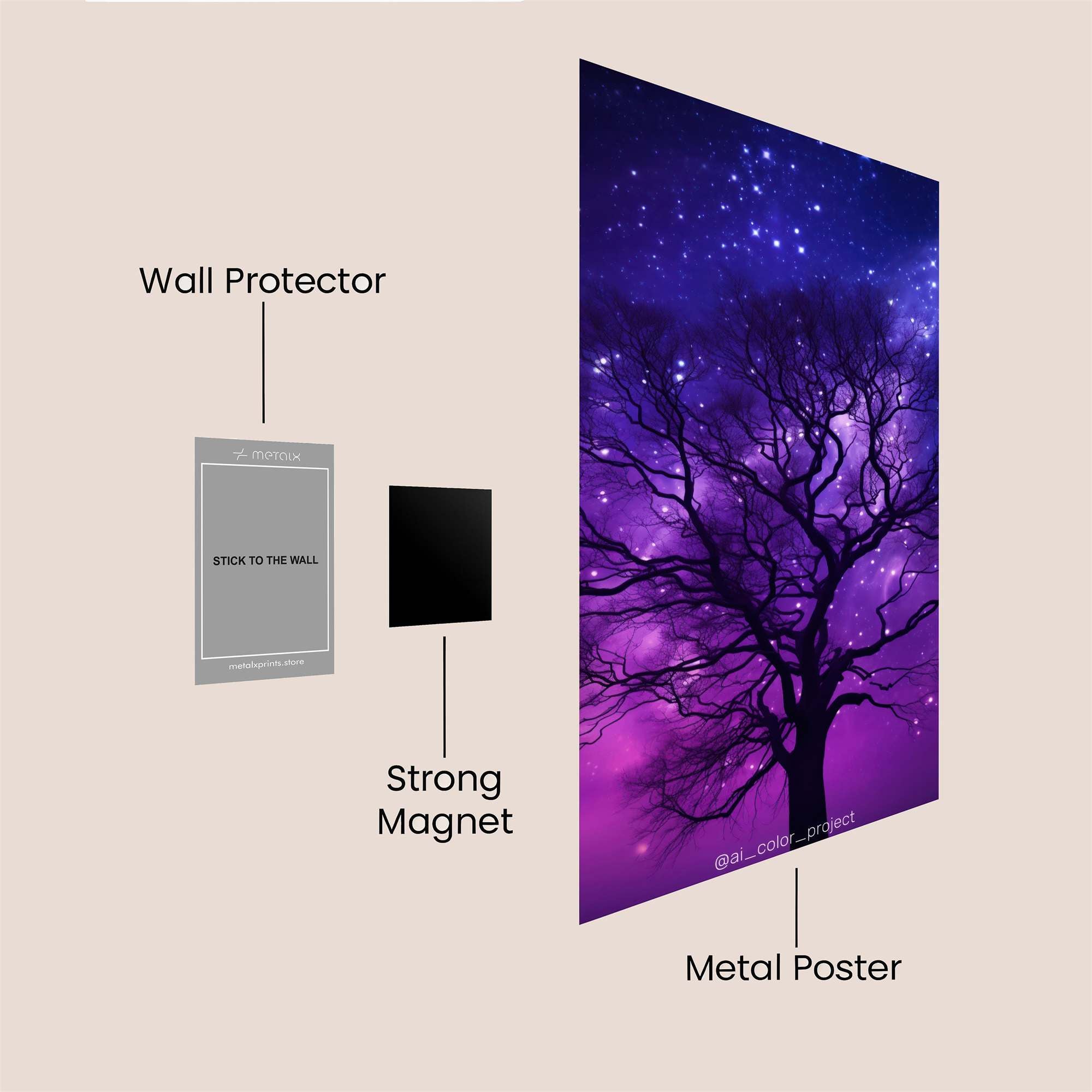 Humming Serenity Safe Wall Magnetic / M