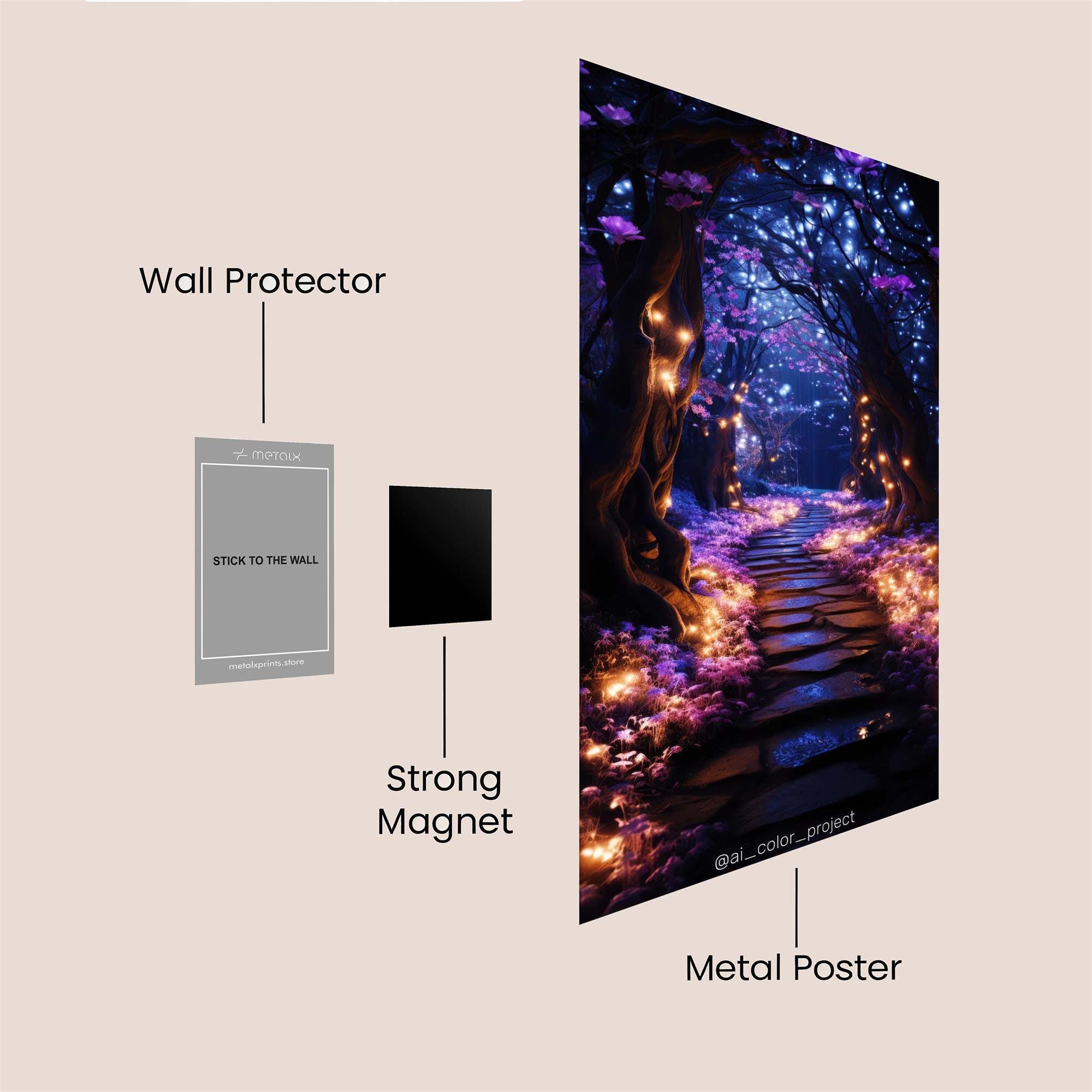 Cosmic Serenity Safe Wall Magnetic / M